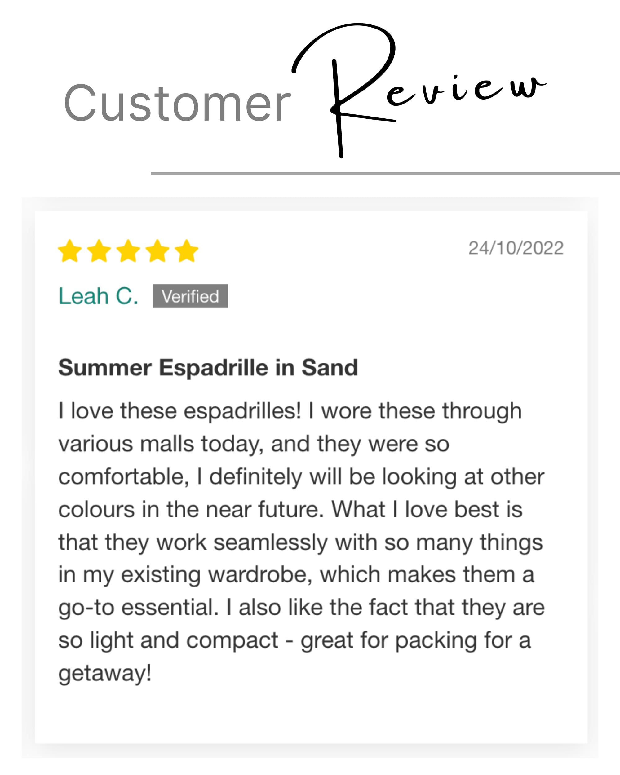 Summer Espadrille in Sand