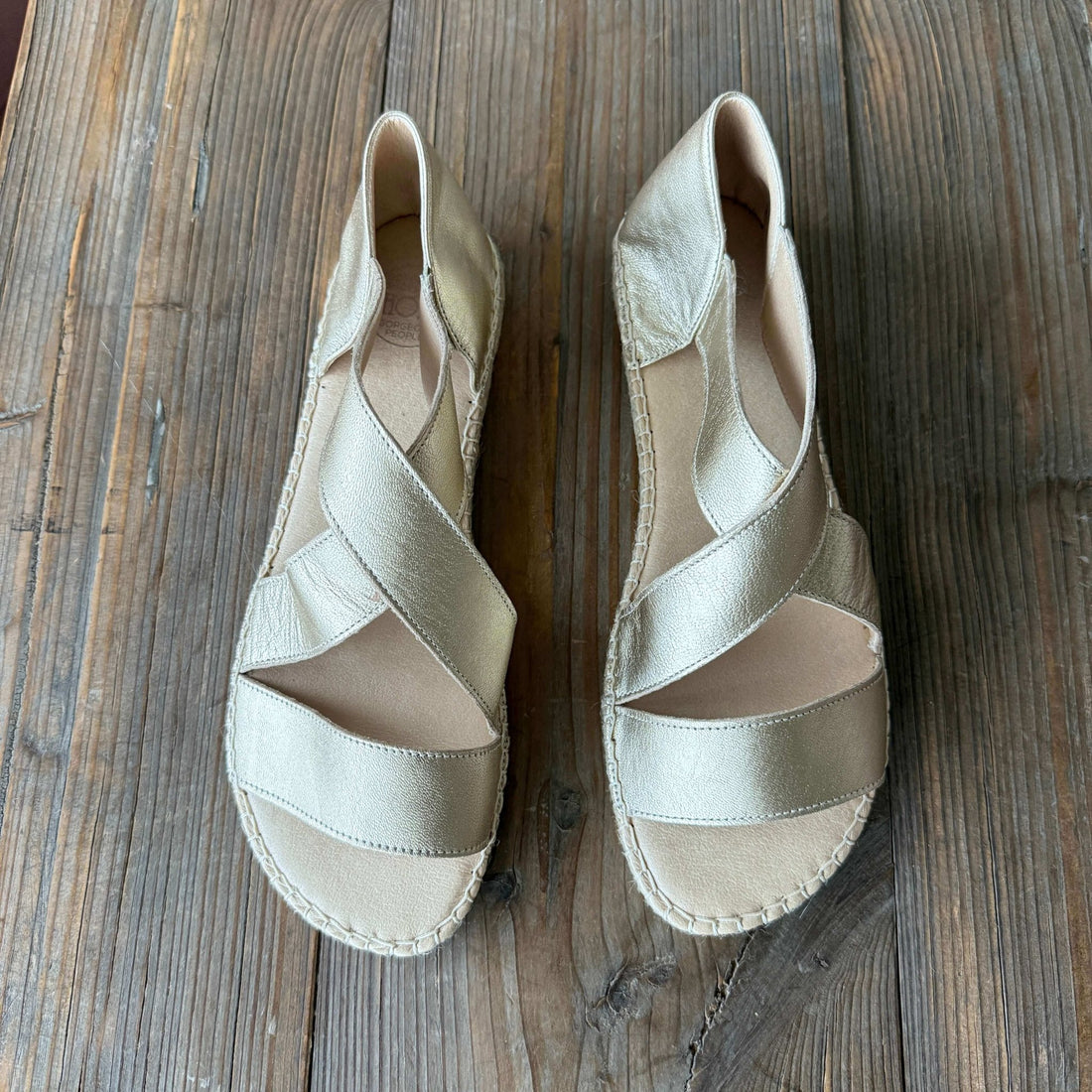 Beach Espadrille in Champagne - Size 41 - Outlet Item - Shoeq