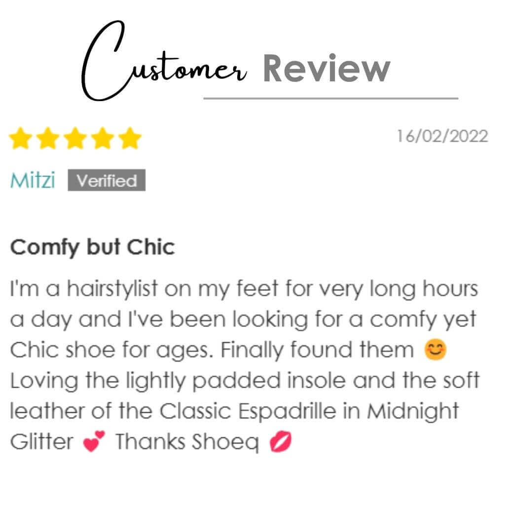 Classic Espadrille in Midnight Glitter - Shoeq