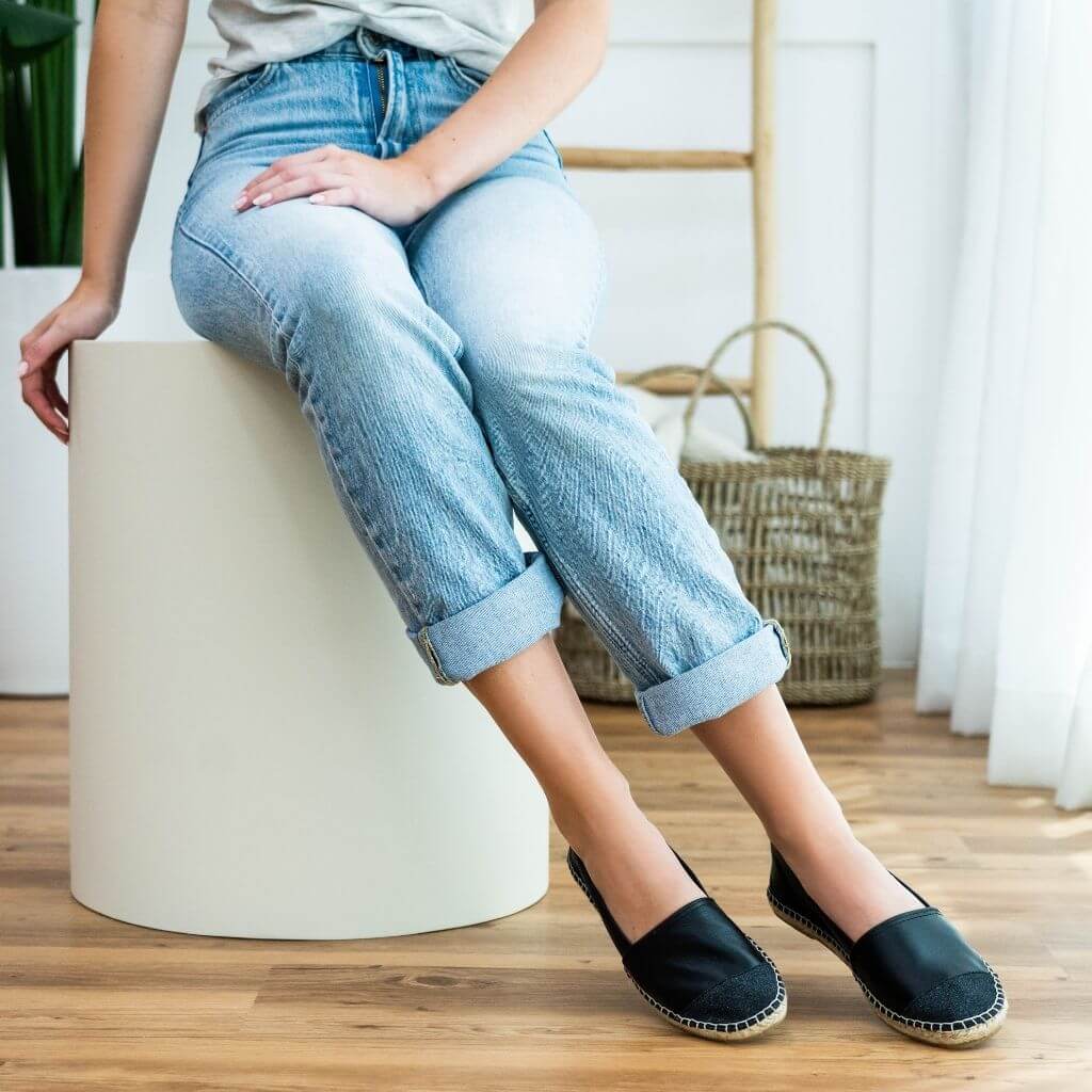 Classic Espadrille in Midnight Glitter - Shoeq