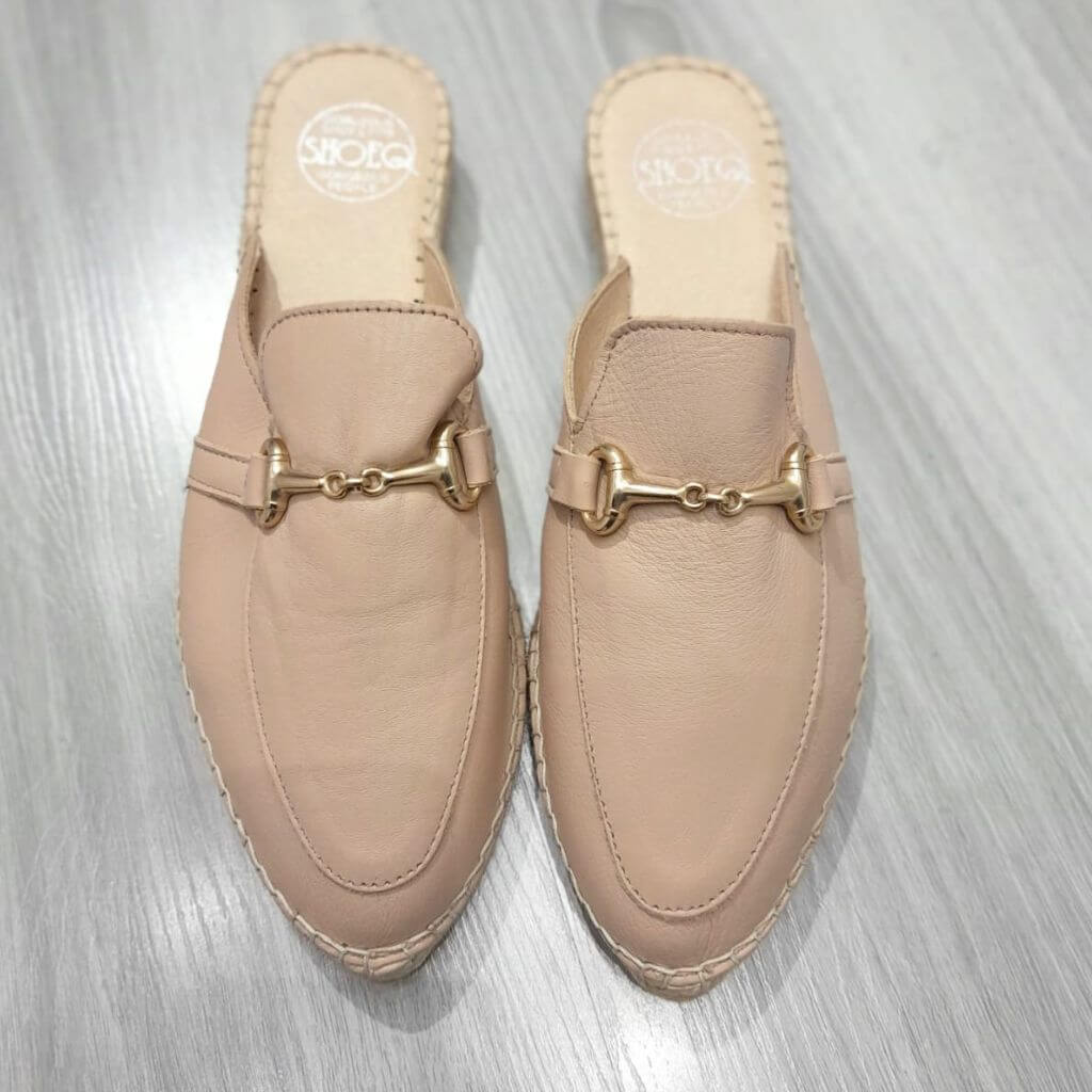 Espadrille Mule in Sand - Outlet - Size 40 - Shoeq