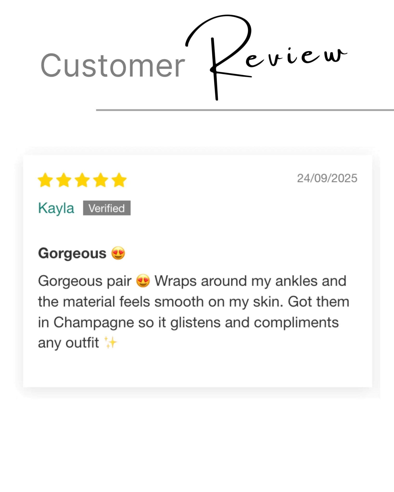 Luxury flat sandals champagne gold leather customer review