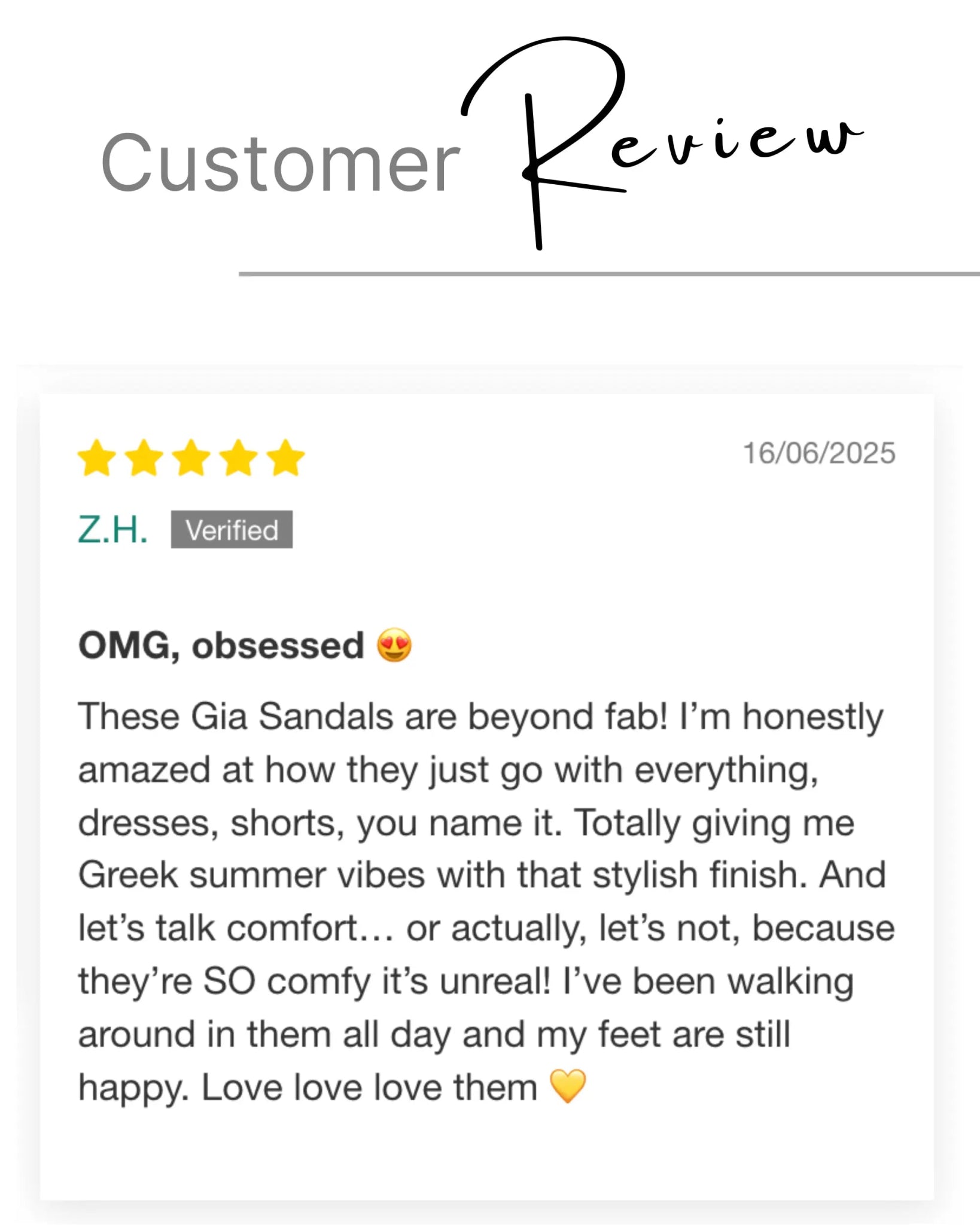 Greek artisan flat sandals gold leather customer review