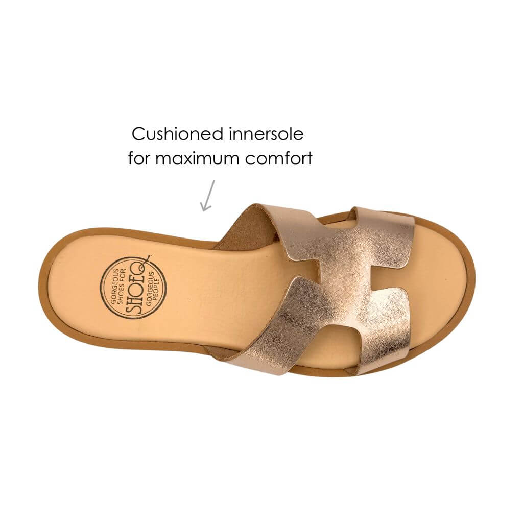 Hania LUXE in Rose Gold - Shoeq