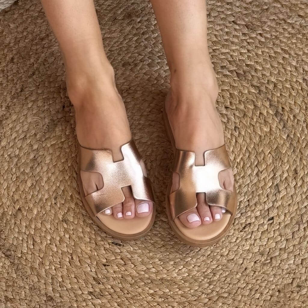 Hania LUXE in Rose Gold - Shoeq