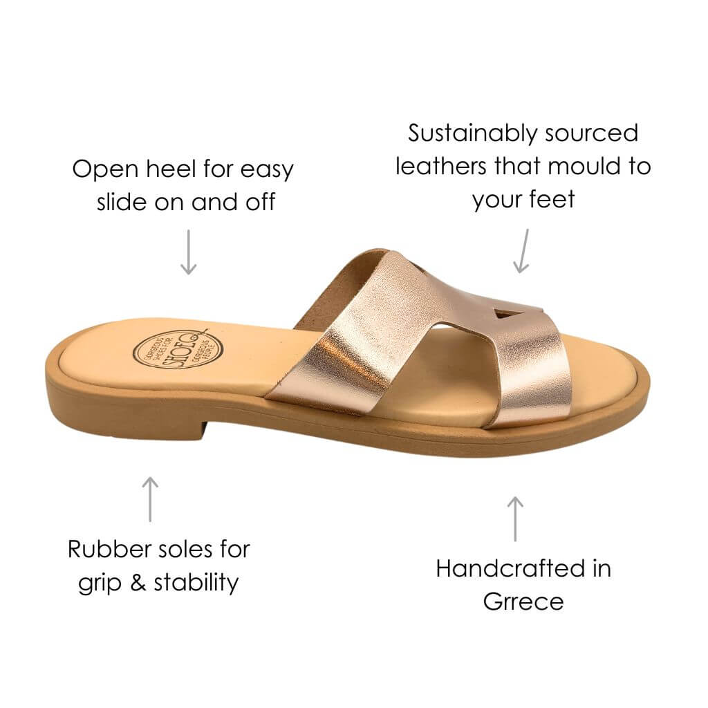 Hania LUXE in Rose Gold - Shoeq