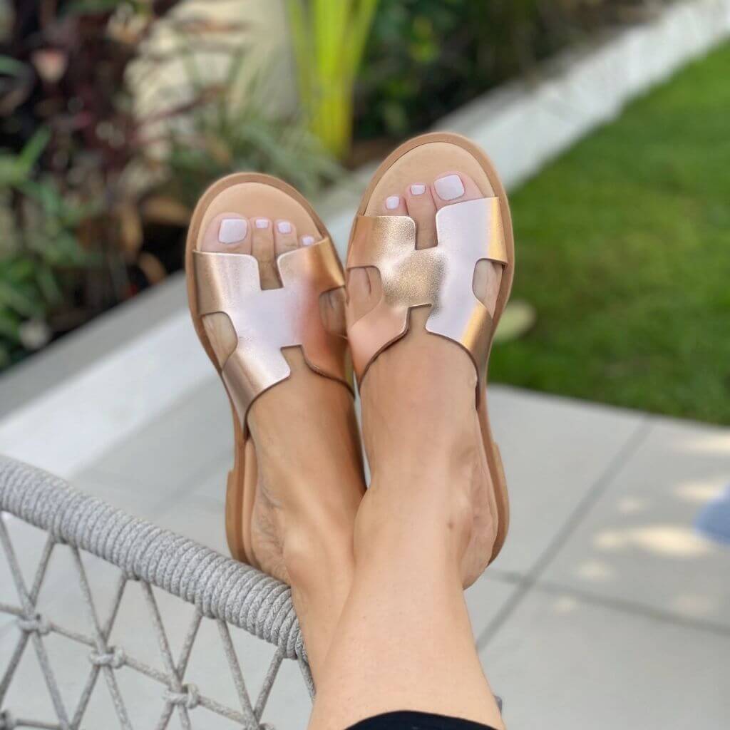 Hania LUXE in Rose Gold - Shoeq