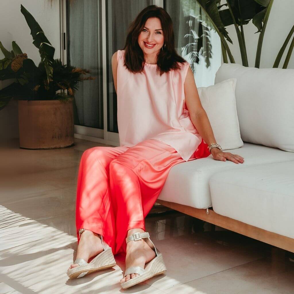 Olivia Espadrille Wedge in Champagne - Shoeq