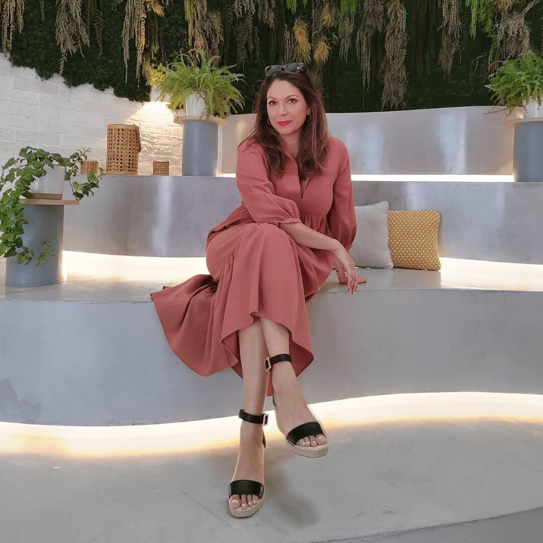 Olivia Espadrille Wedge in Midnight - Shoeq