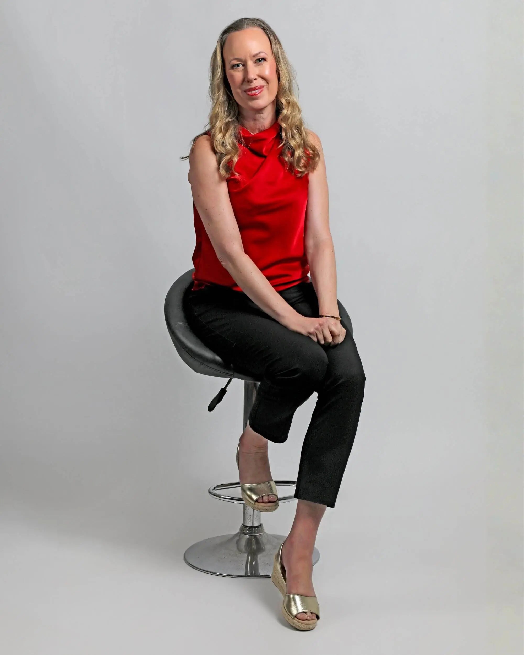 Classic Espadrille Wedge in Gold (Vegan)