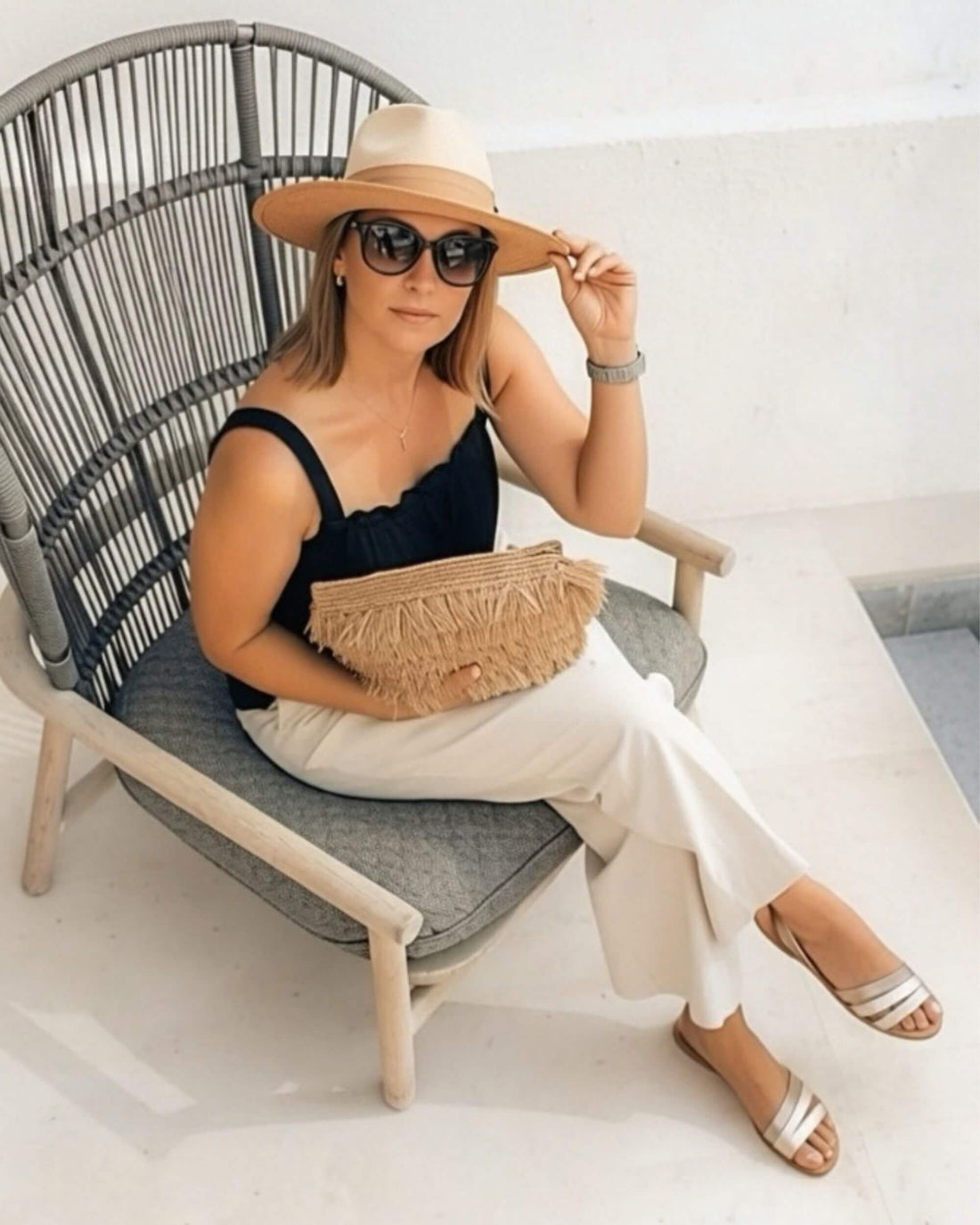 Bronze three-strap avarca sandals featuring three leather straps | Sunkissed Avarca by Shoeq