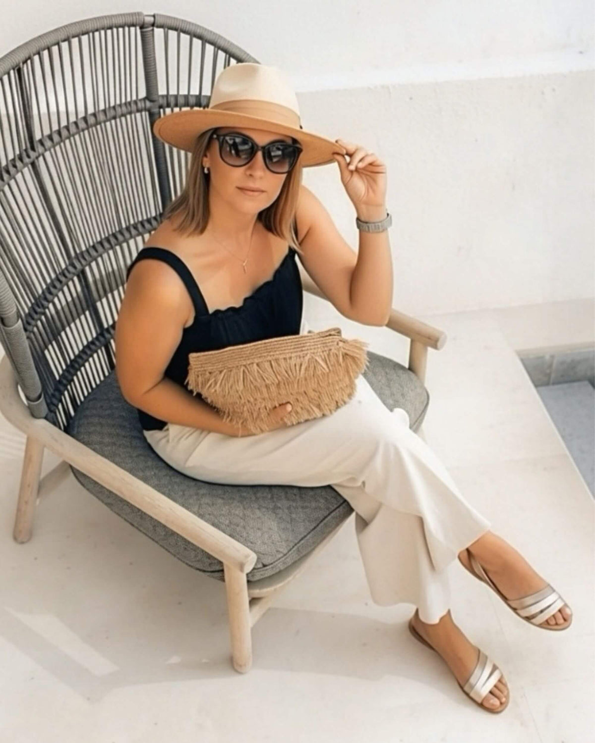 Bronze three-strap avarca sandals featuring a breathable leather innersole | Sunkissed Avarca by Shoeq