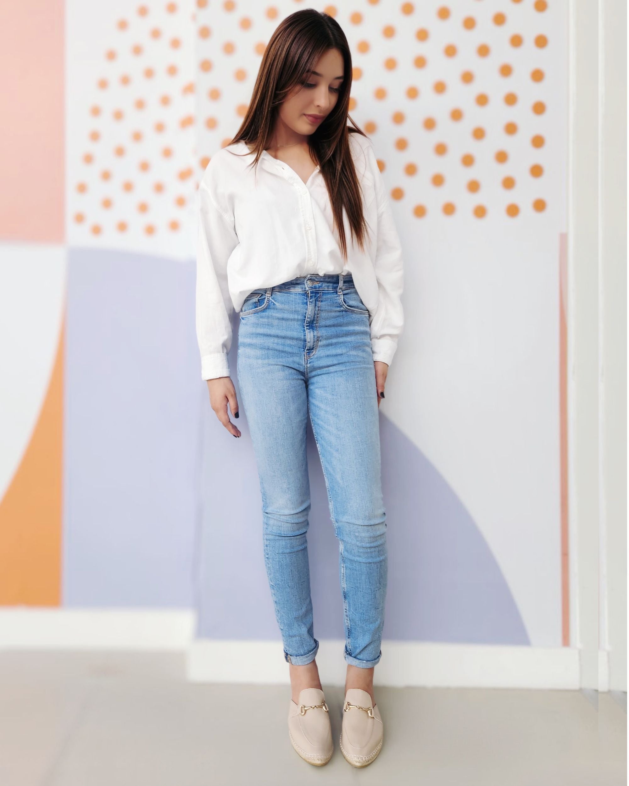 Sand neutral leather mules handcrafted La Rioja Spain
