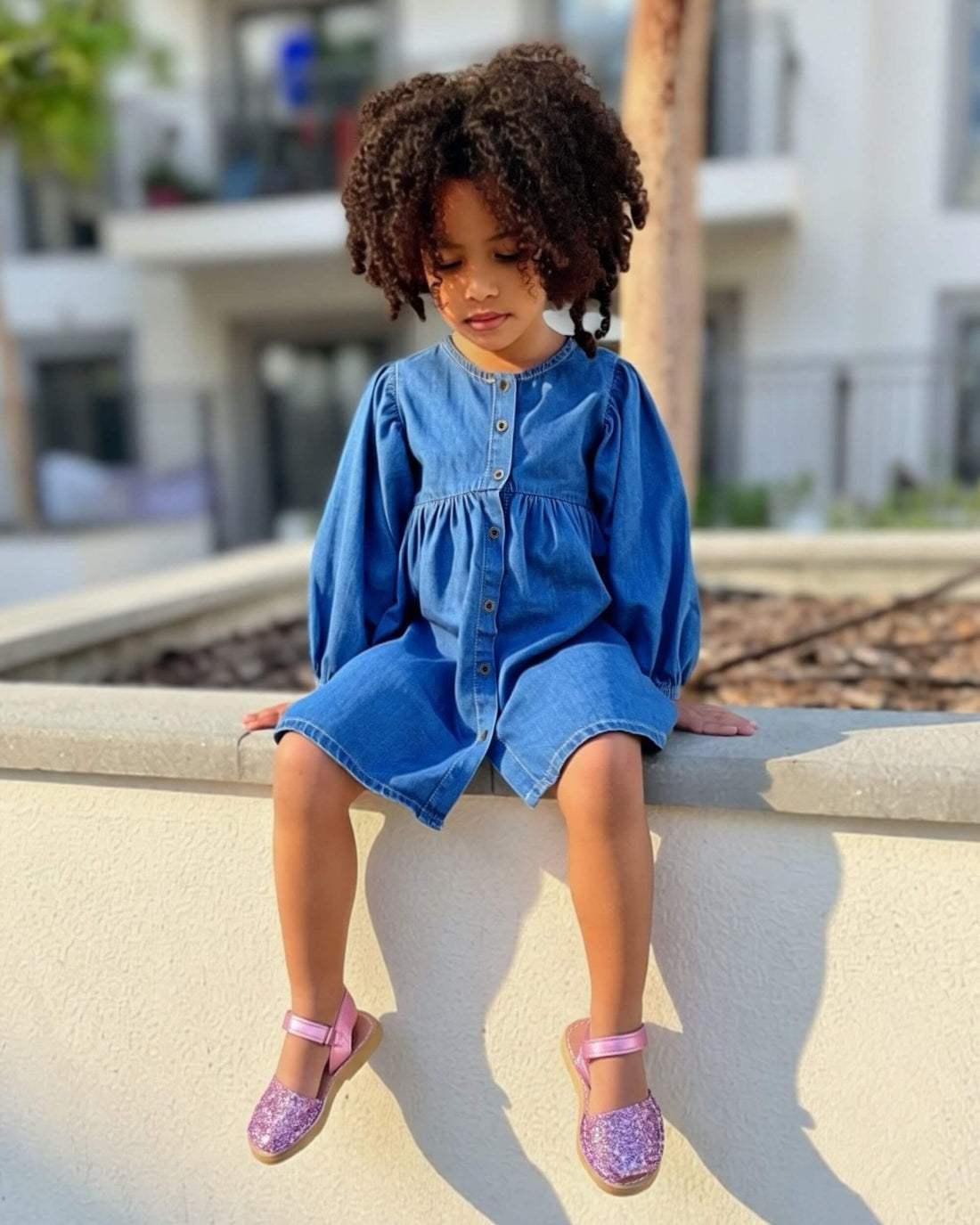 Toddler Avarca Pink Glitter sparkly shoes girls
