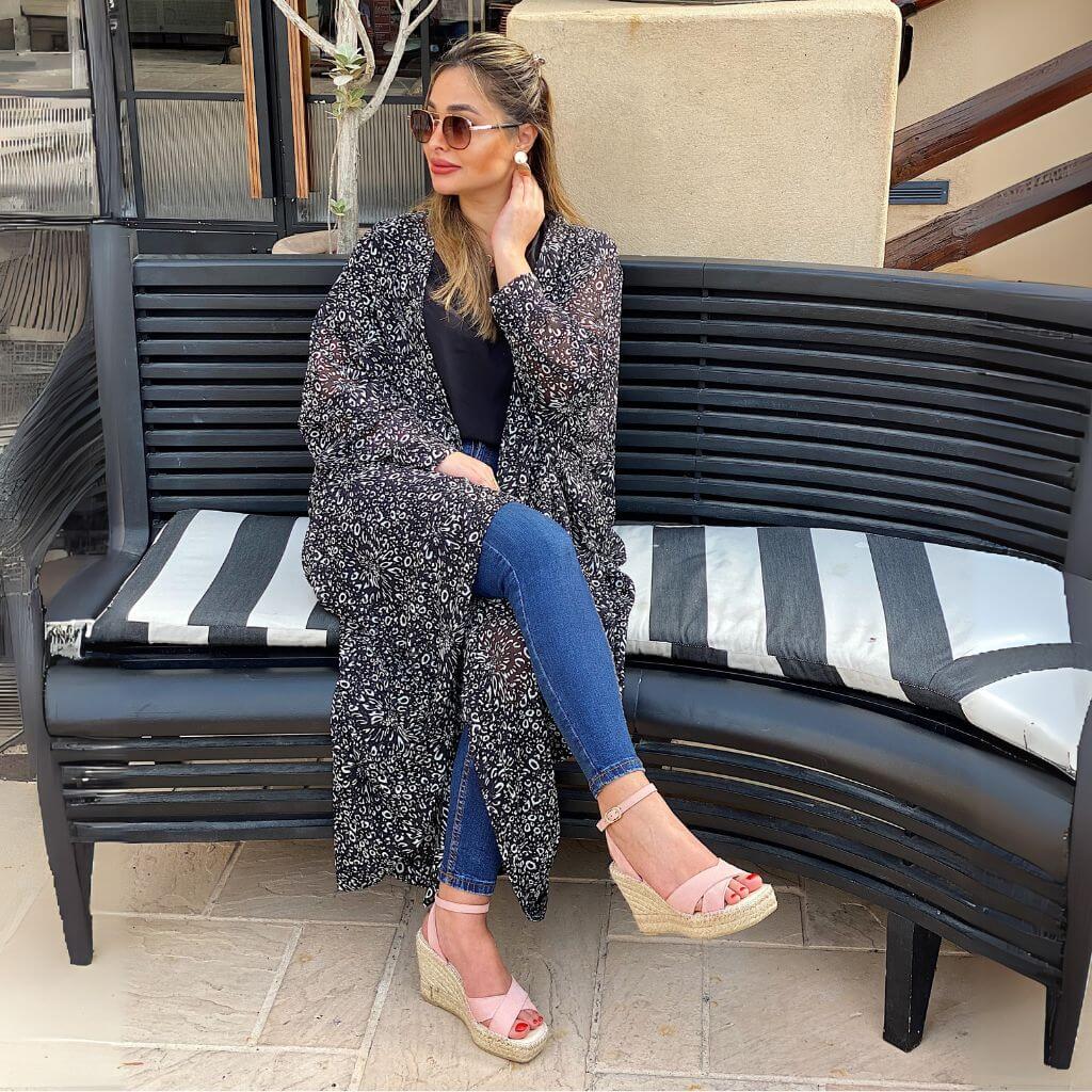 Lucia Espadrille Wedge in Rose