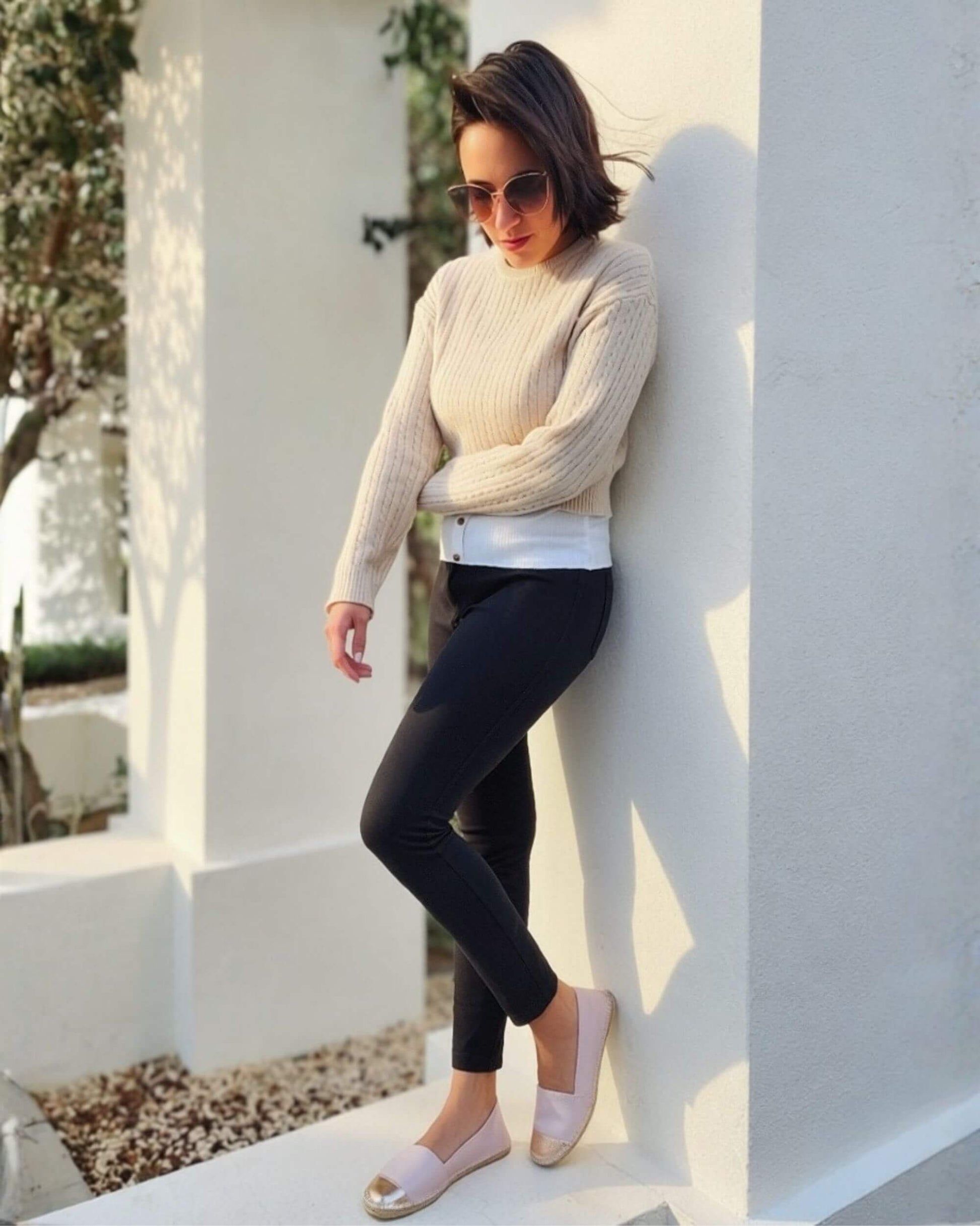 Rose gold espadrilles flat women handcrafted Spain
