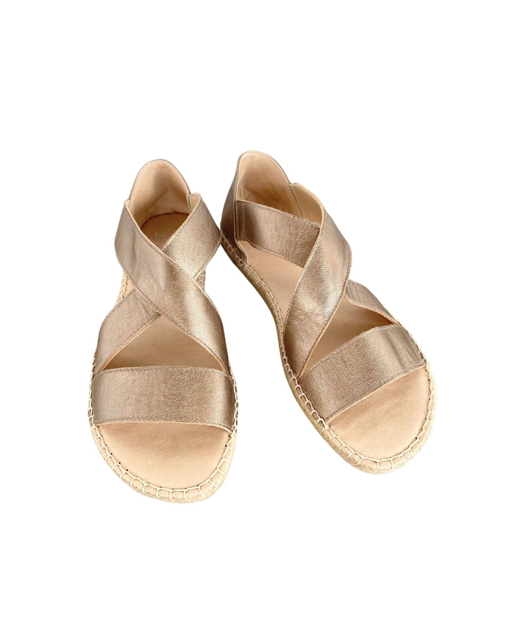 Beach Espadrille in Bronze - Shoeq