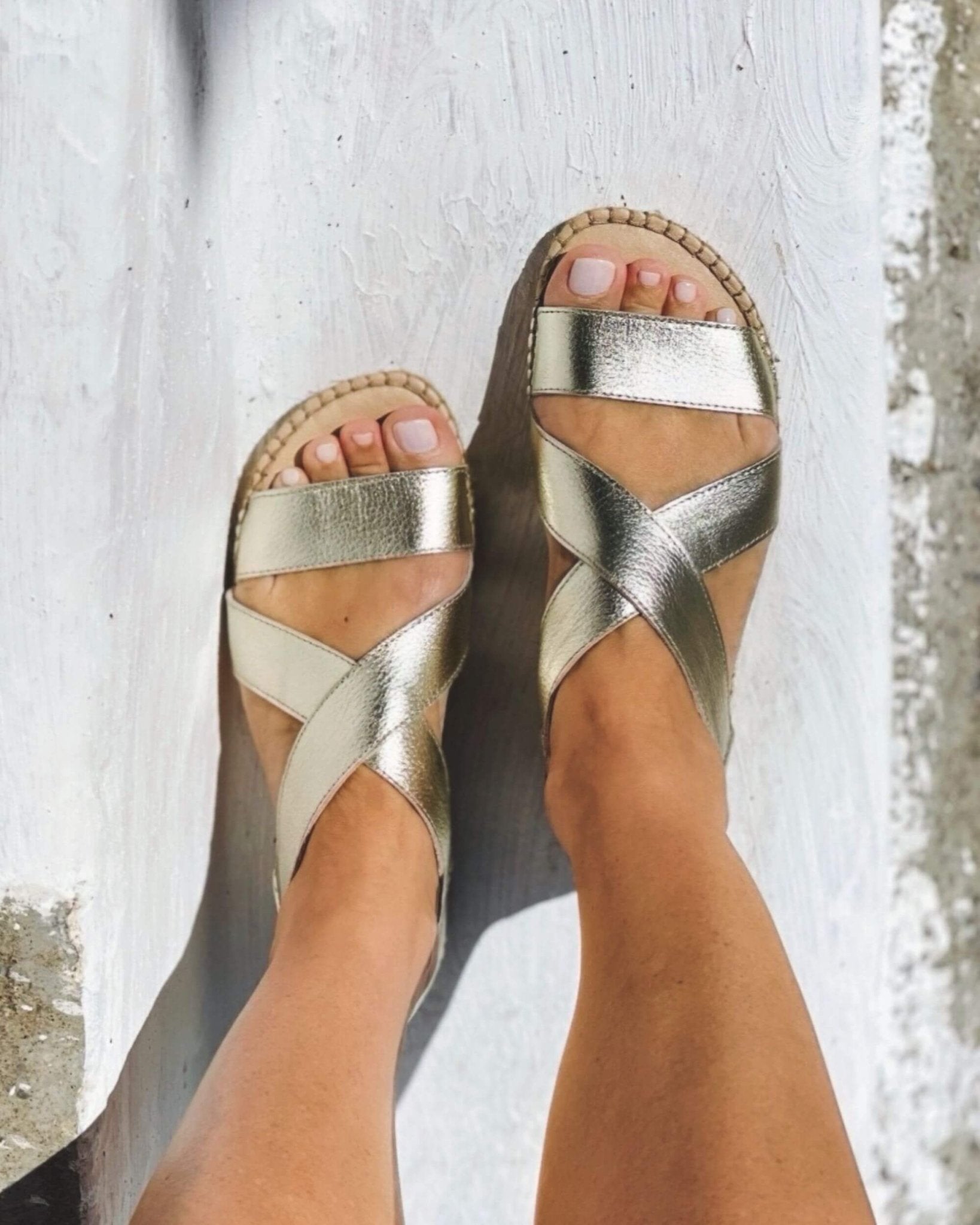 Beach Espadrille in Champagne - Shoeq