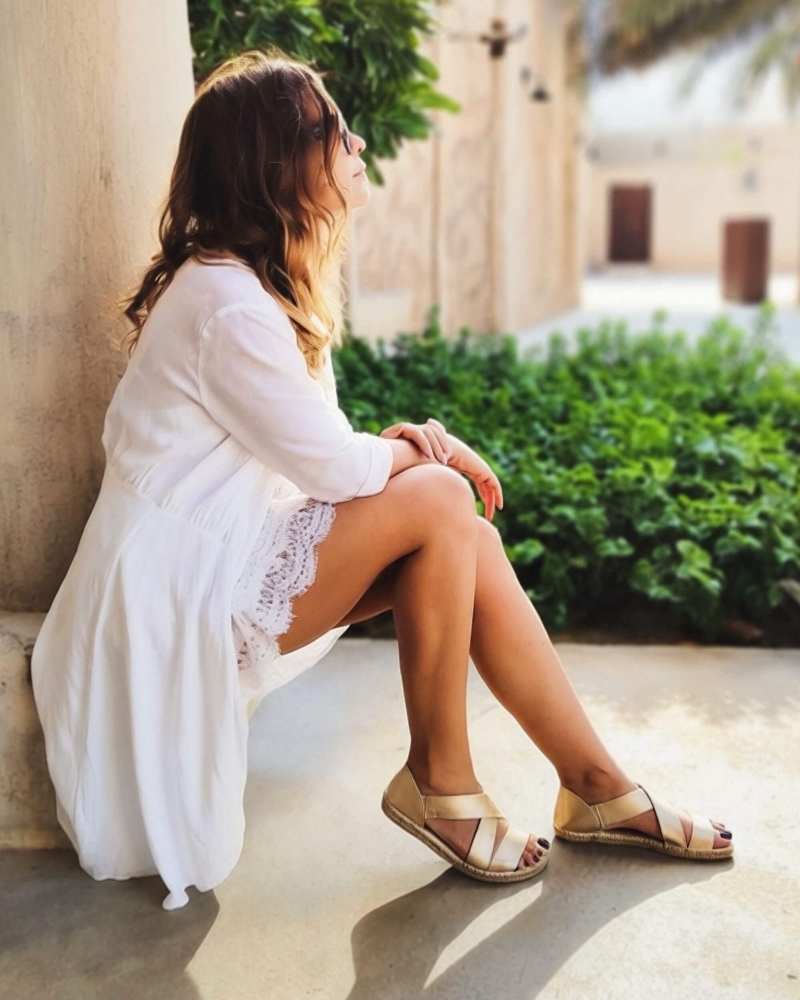 Beach Espadrille in Champagne - Shoeq