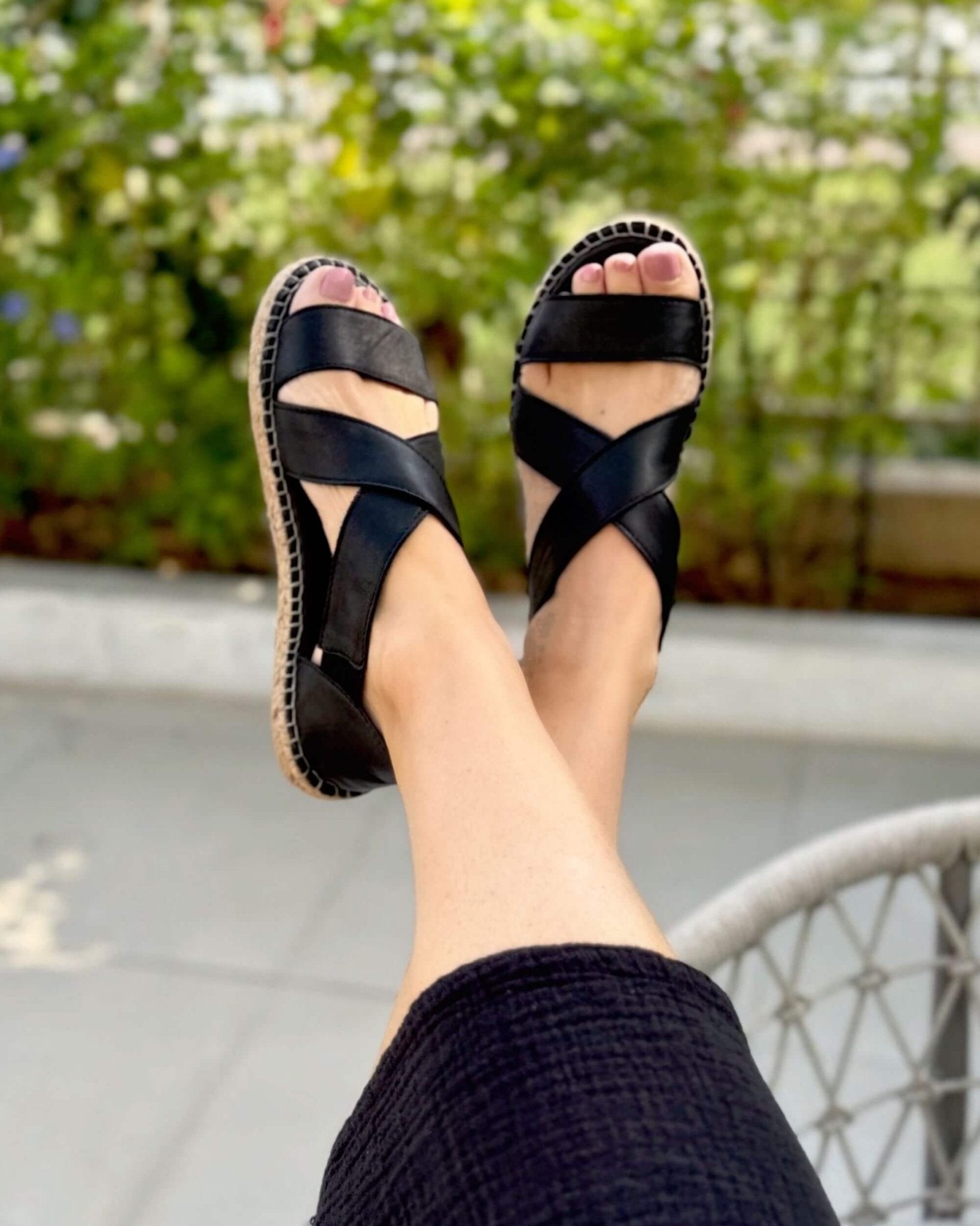 Beach Espadrille in Charcoal - Shoeq