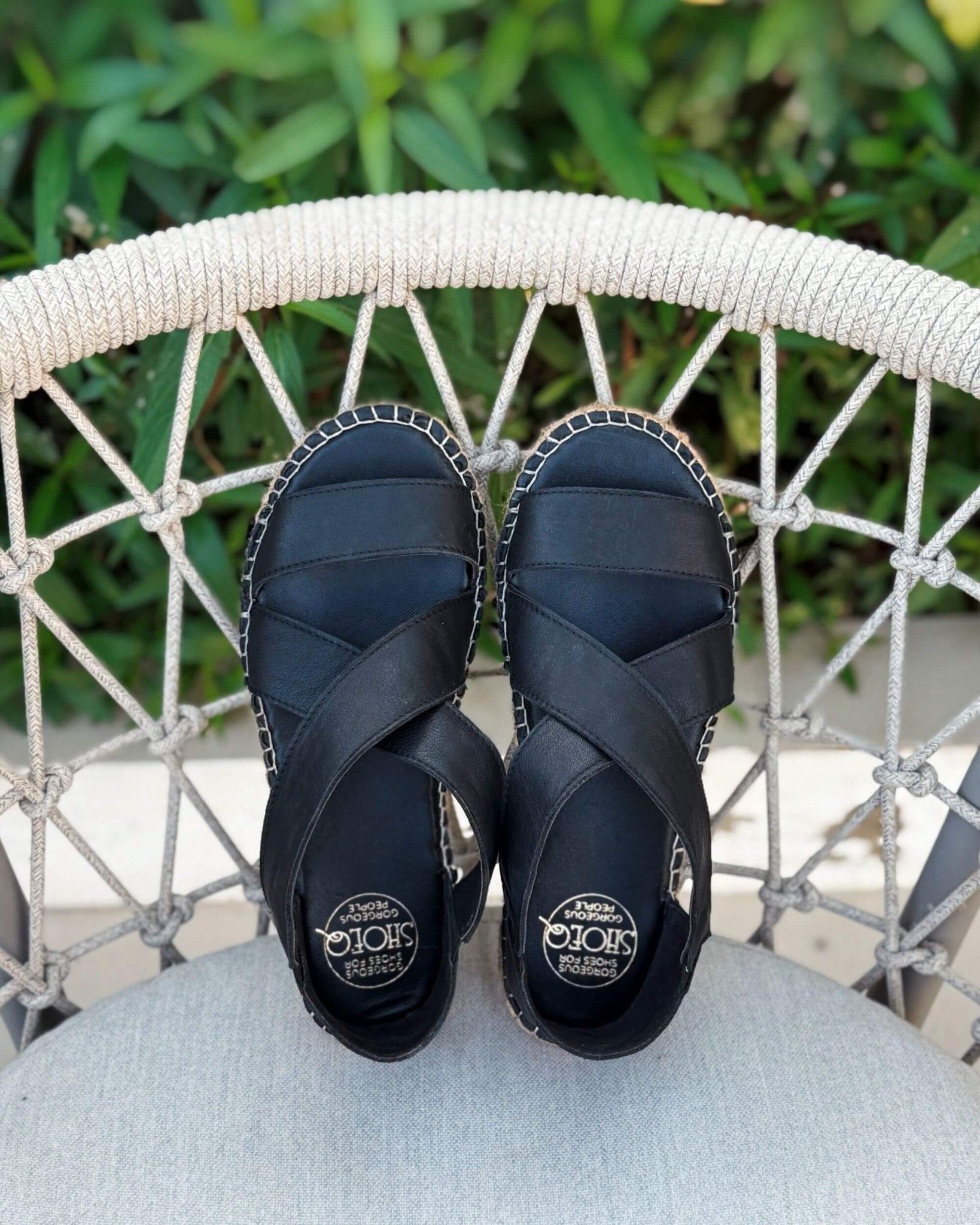Beach Espadrille in Charcoal - Shoeq