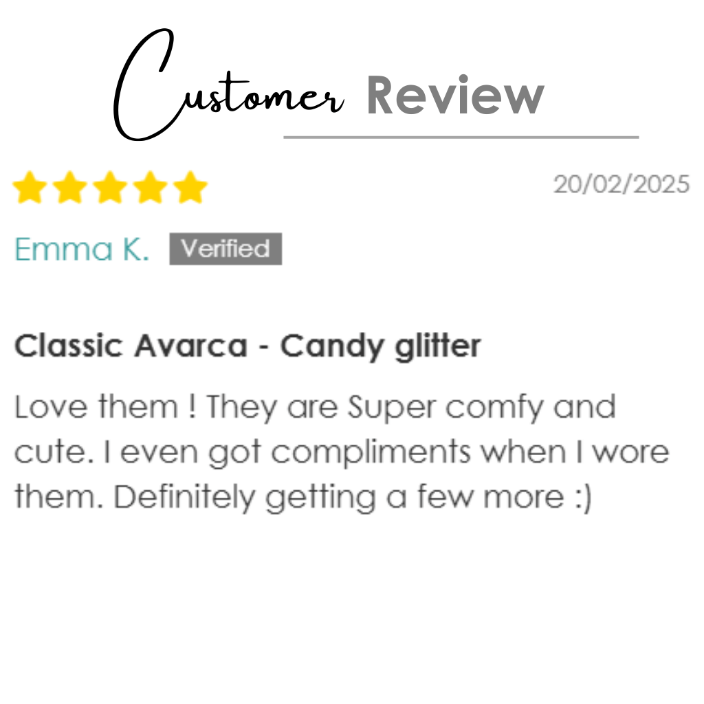 Classic Avarca in Candy Glitter - Shoeq