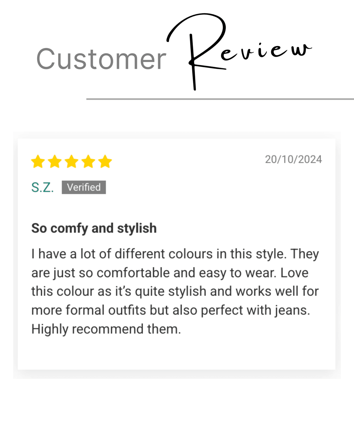 Customer review — Black glitter Classic Avarca, five stars from a verified Shoeq customer (2) | Classic Avarca by Shoeq