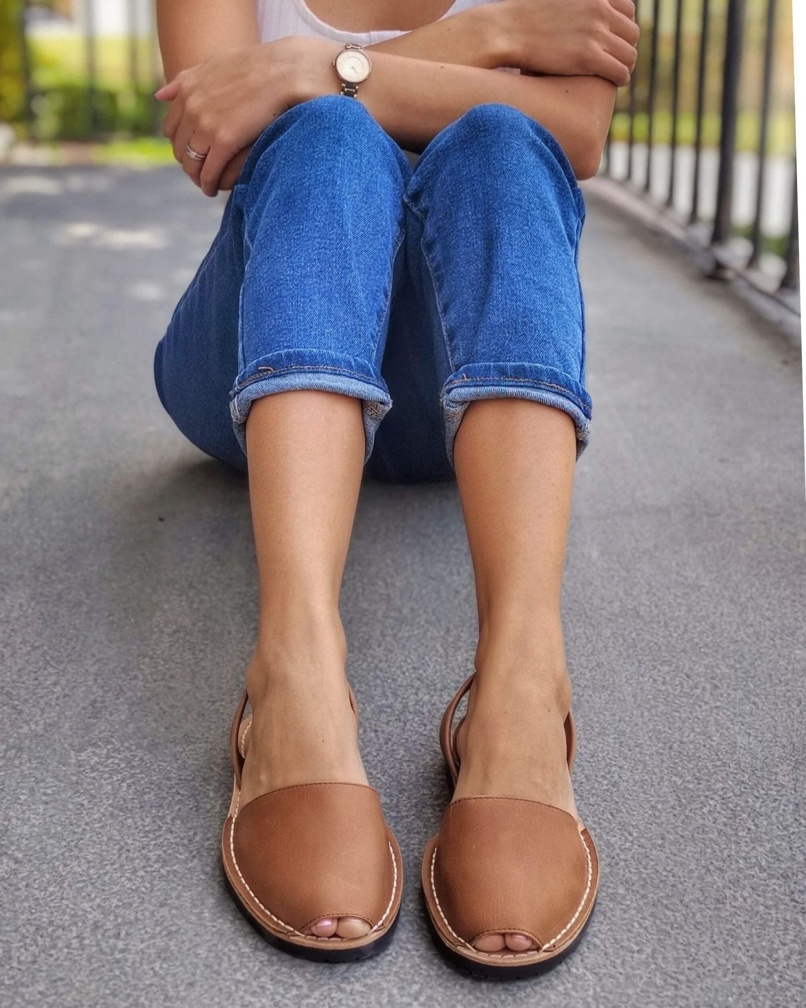 Classic Avarca chocolate comfortable flat sandals everyday wear
