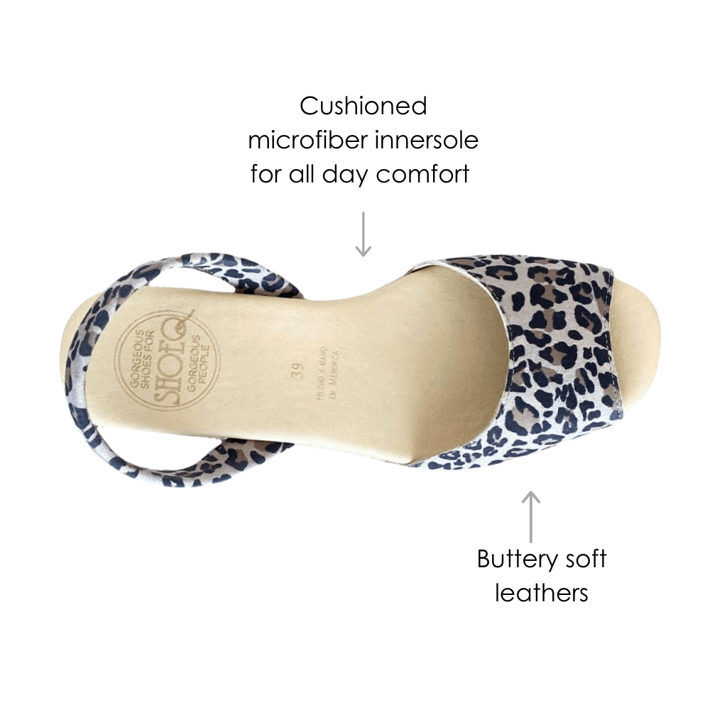 Classic Espadrille Wedge ('23 Edit) in Dark Leopard - Shoeq