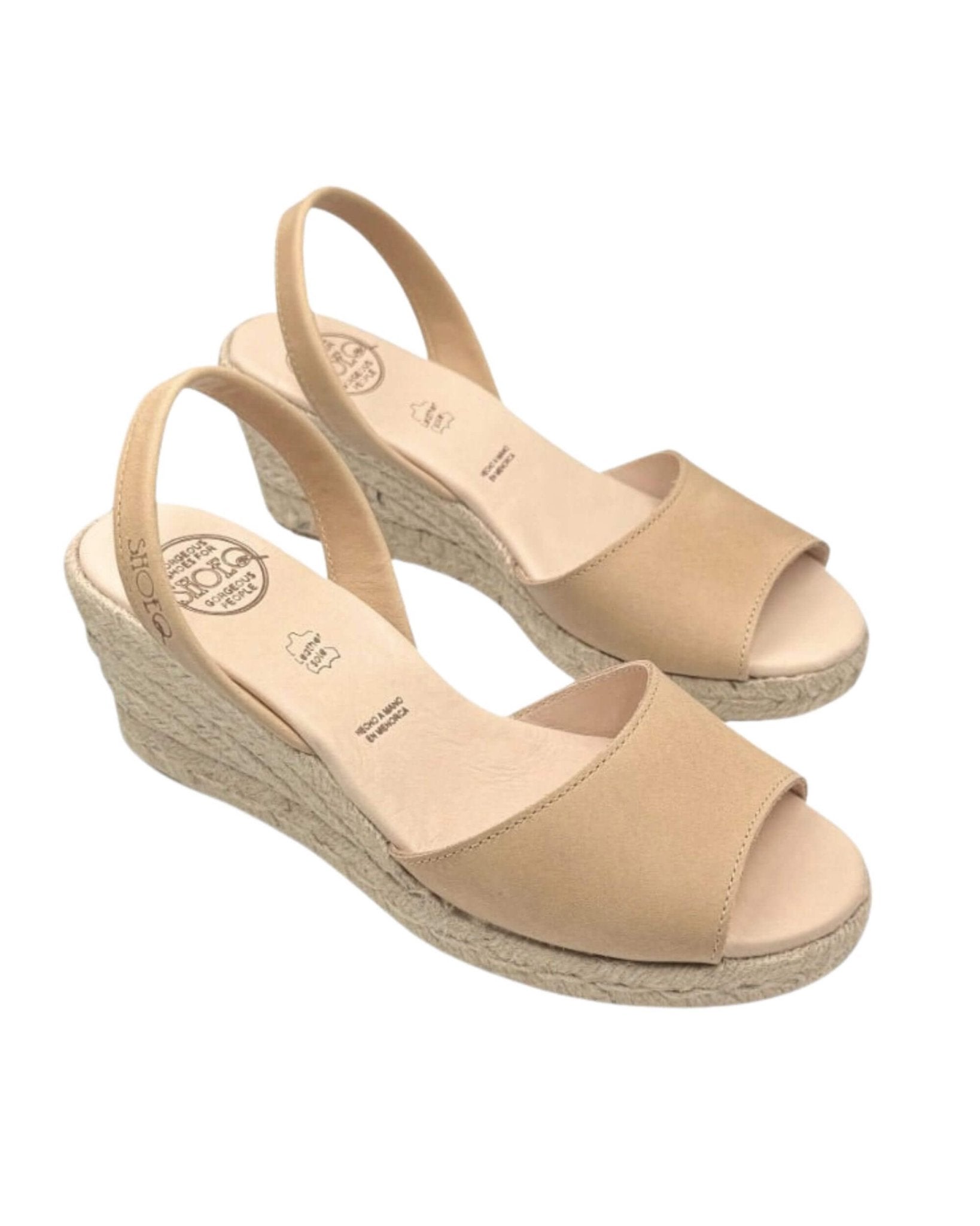 Comfortable caramel tan wedges for everyday brunch Dubai style
