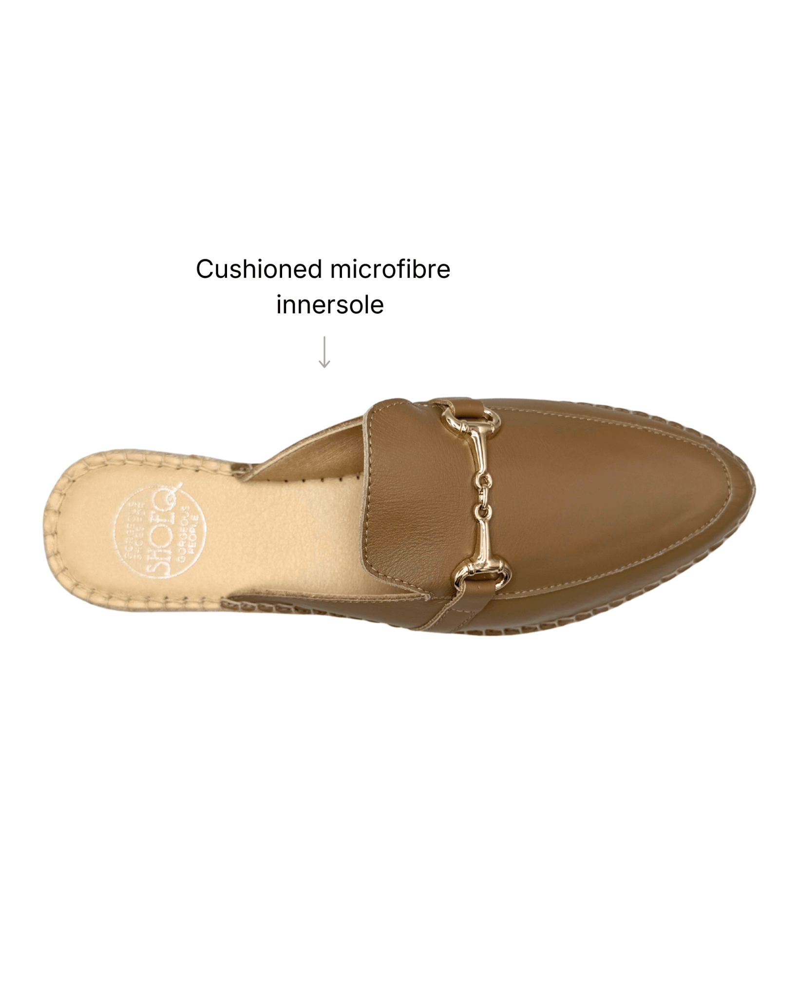Spanish artisan brown espadrille mule mocha tone
