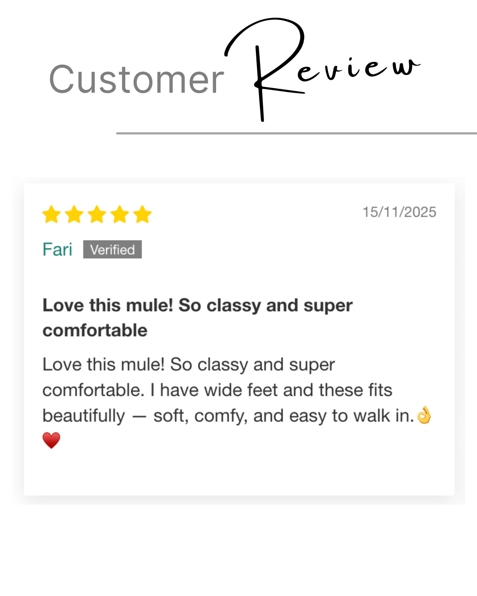 Spanish artisan espadrille mule sand cushioned comfort customer review
