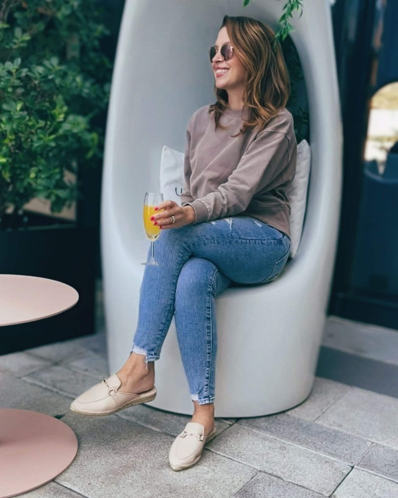 Espadrille mule in sand beige leather handcrafted Spain
