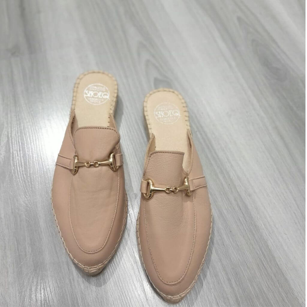 Espadrille Mule in Sand - Outlet - Size 40 - Shoeq