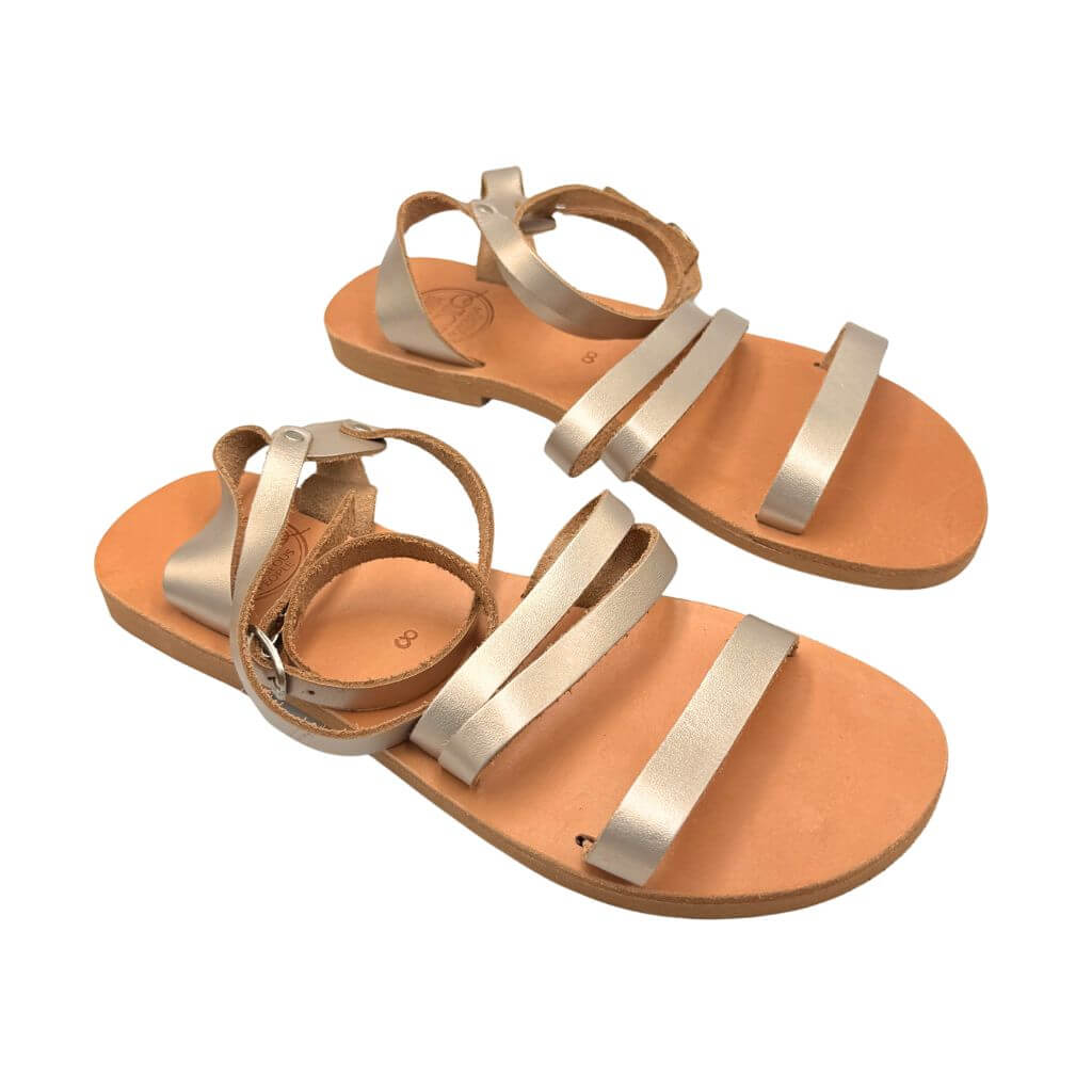 Gia Sandal in Bronze - Shoeq