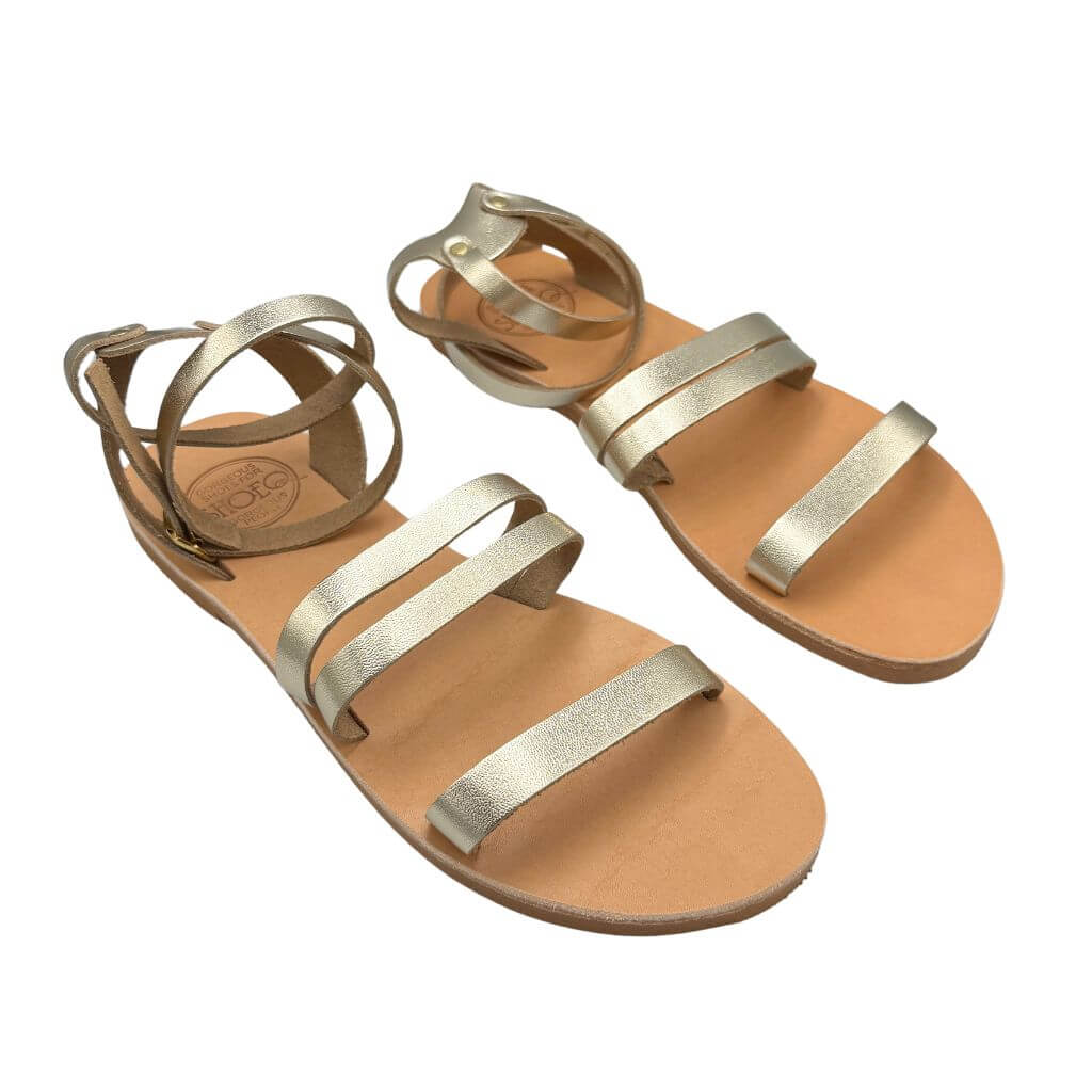 Gia Sandal in Champagne - Shoeq