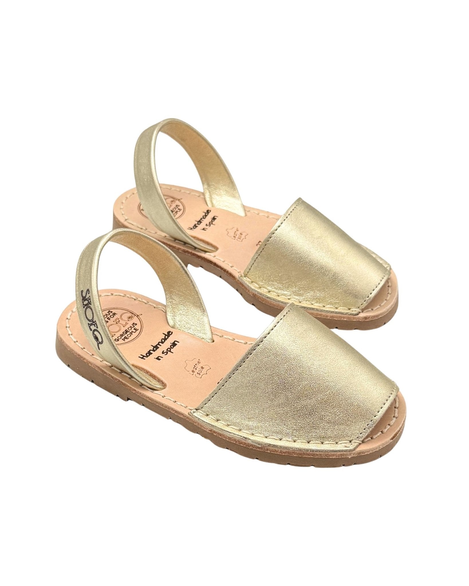 Girls Classic Avarca in Champagne Metallic (Gen 2) - Shoeq
