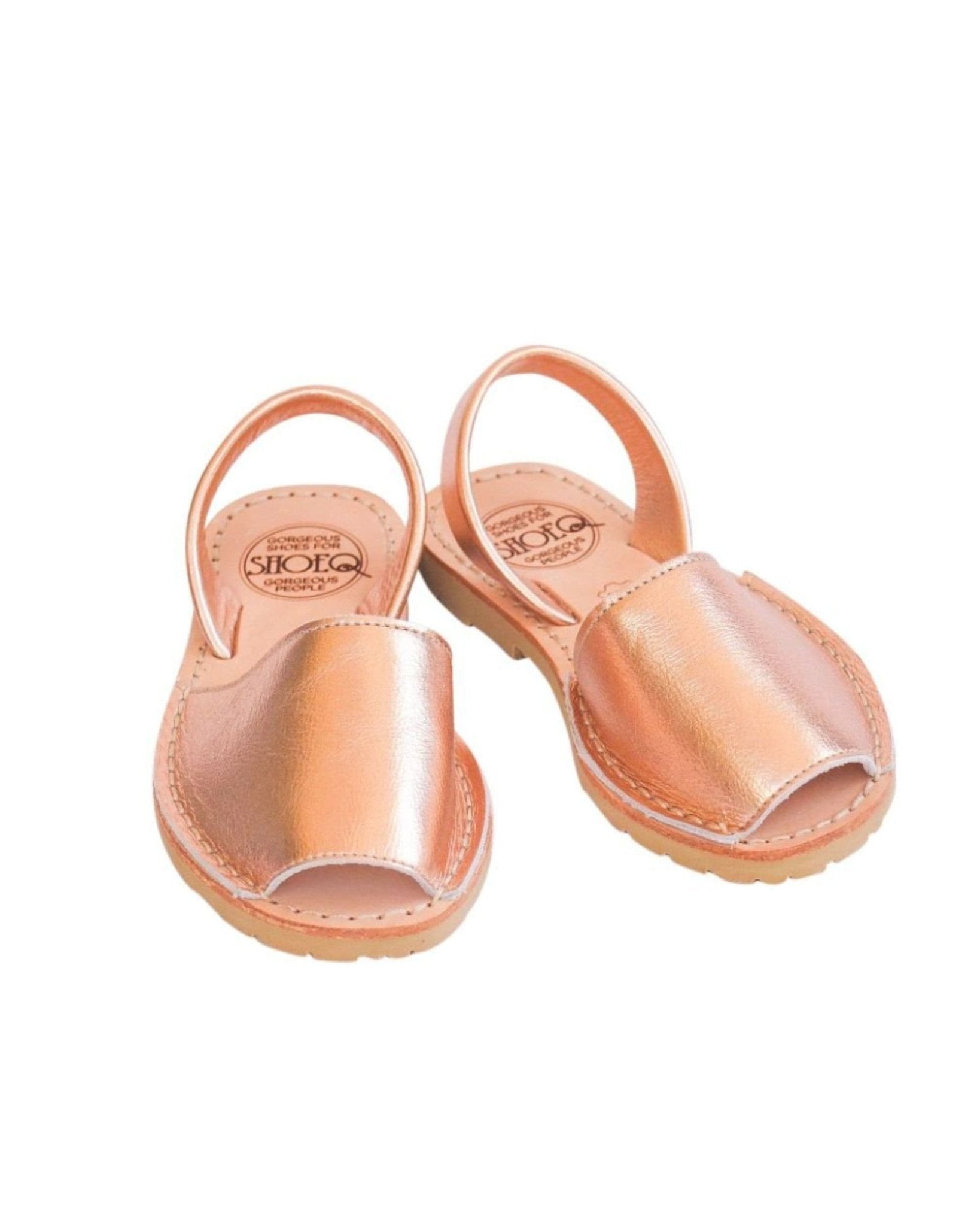 Girls Classic Avarca in Rose Gold - Shoeq
