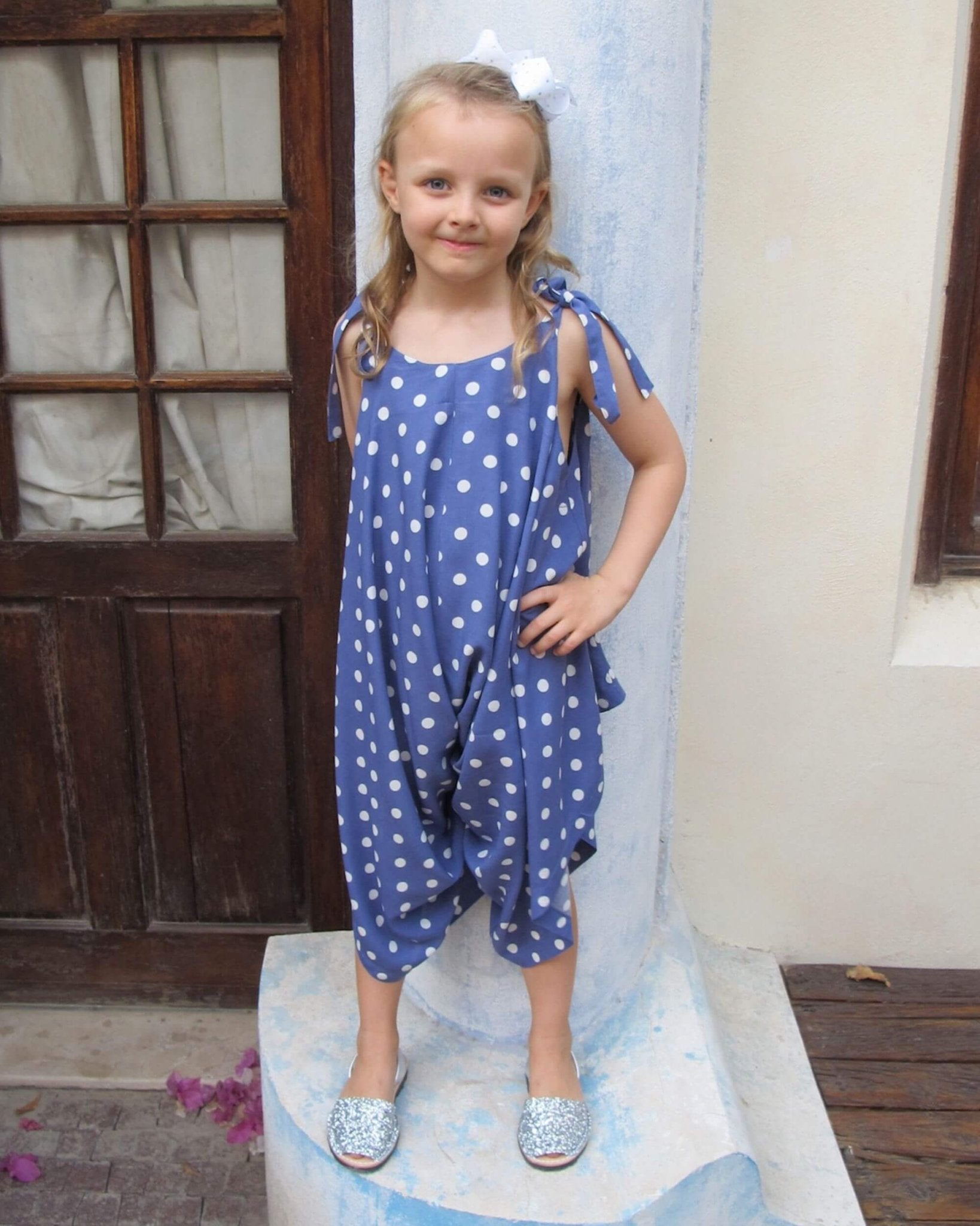 Girls Classic Avarca in Silver Glitter - Shoeq