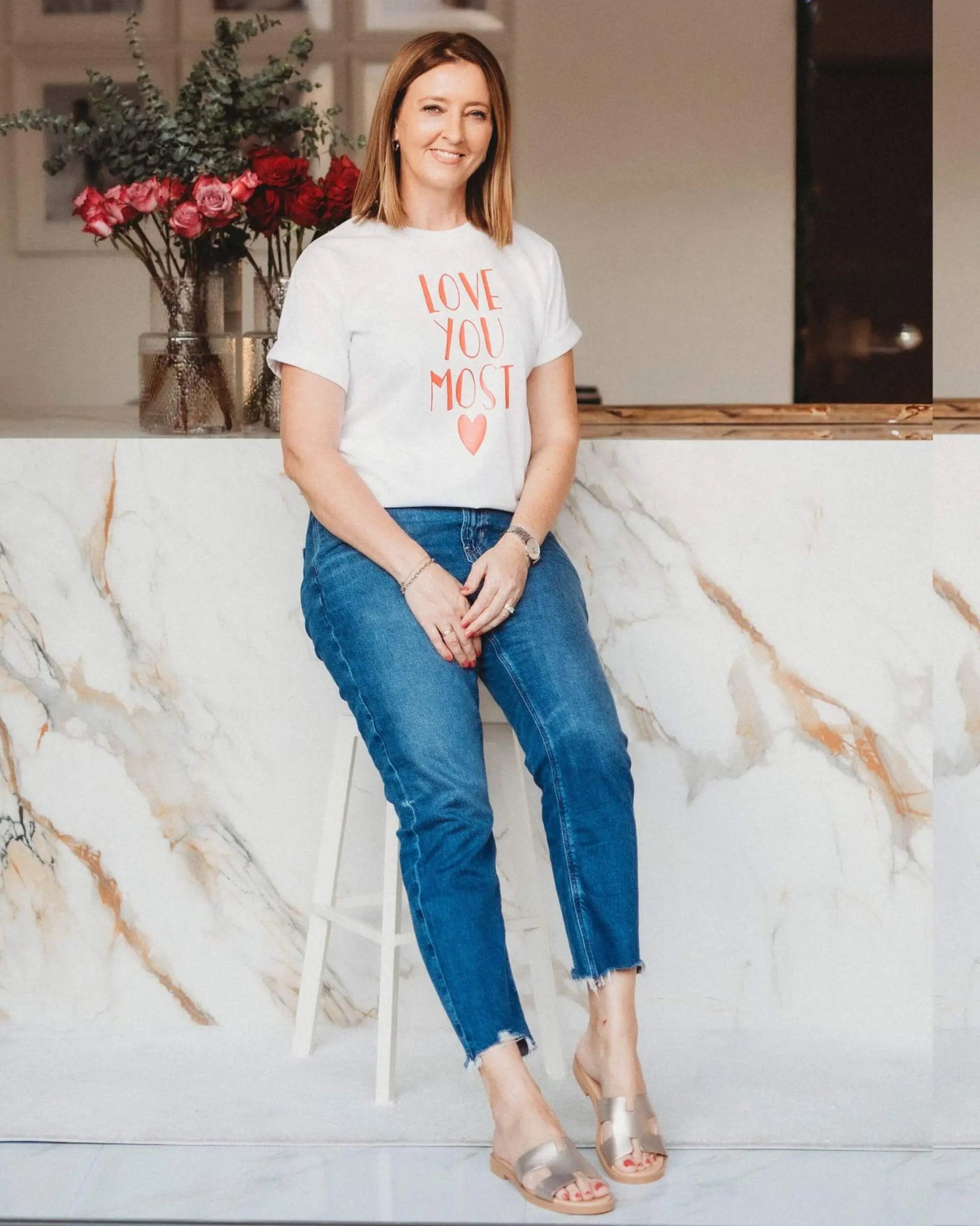 Hania LUXE in Bronze - Shoeq