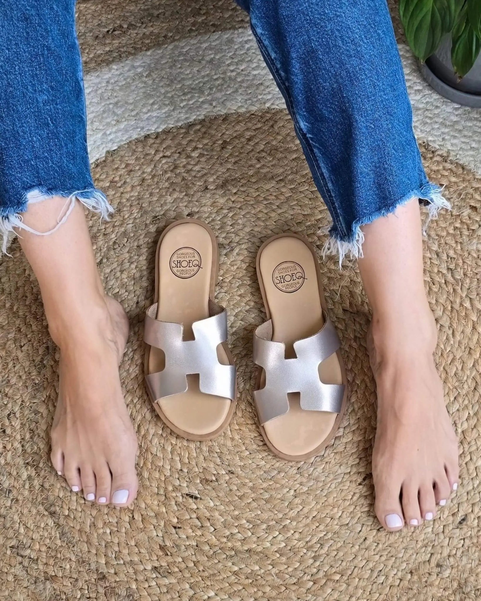 Hania LUXE in Bronze - Shoeq