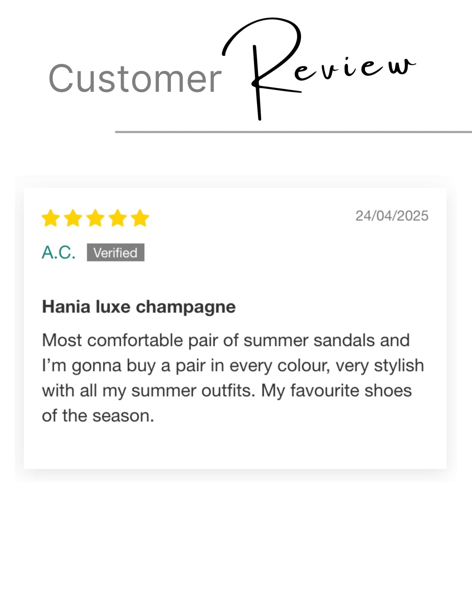 Hania LUXE in Champagne - Shoeq