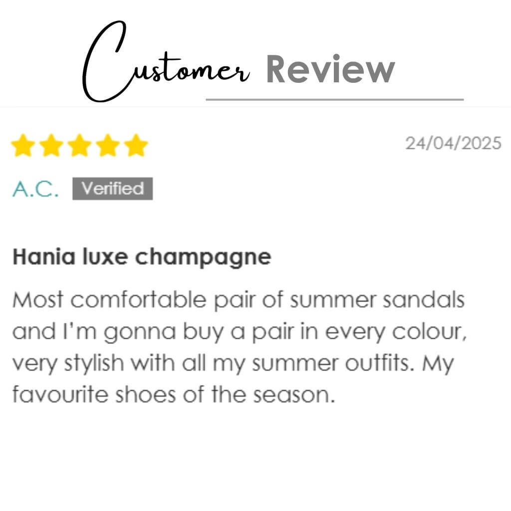 Hania LUXE in Champagne - Shoeq
