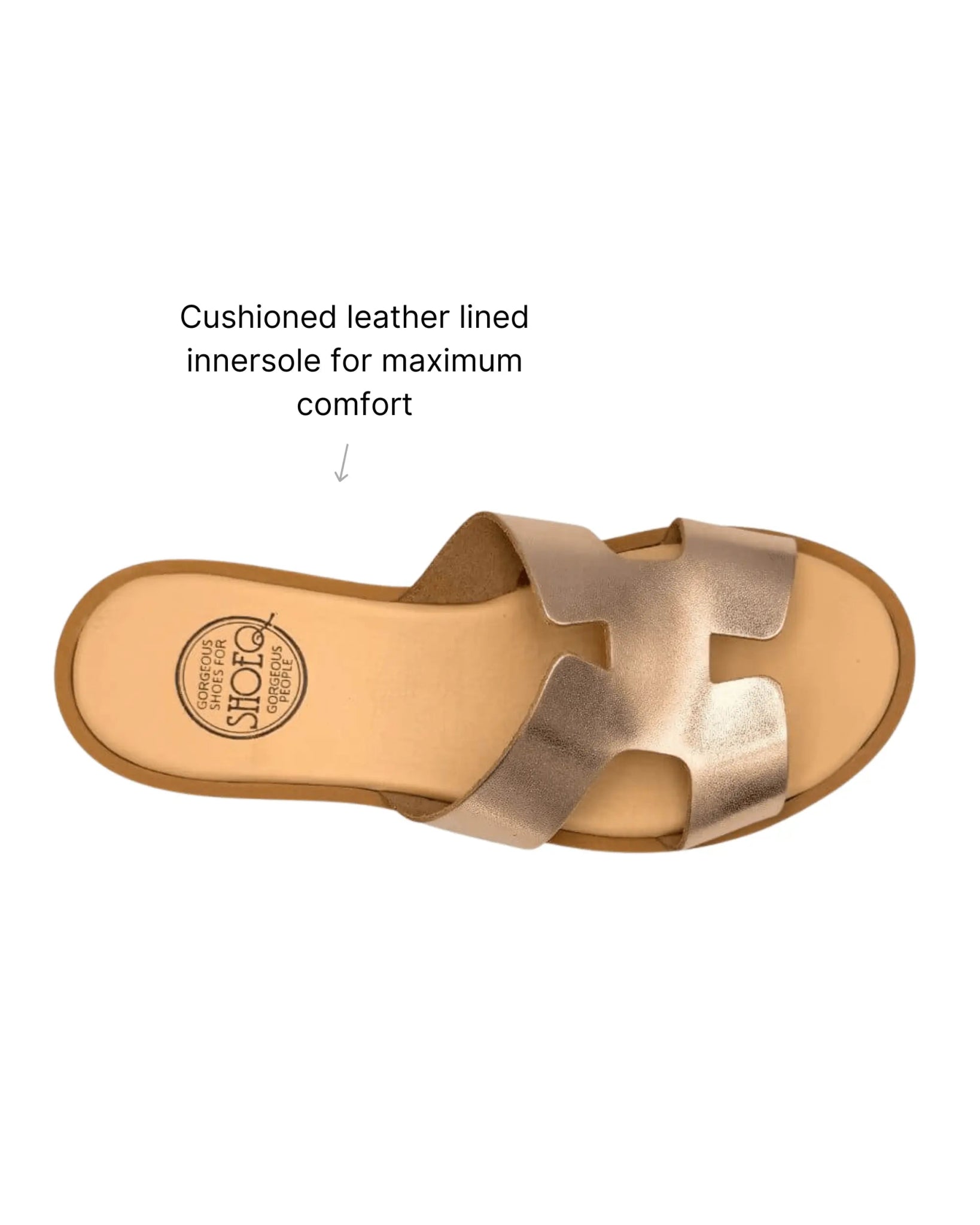 Hania LUXE in Rose Gold - Shoeq