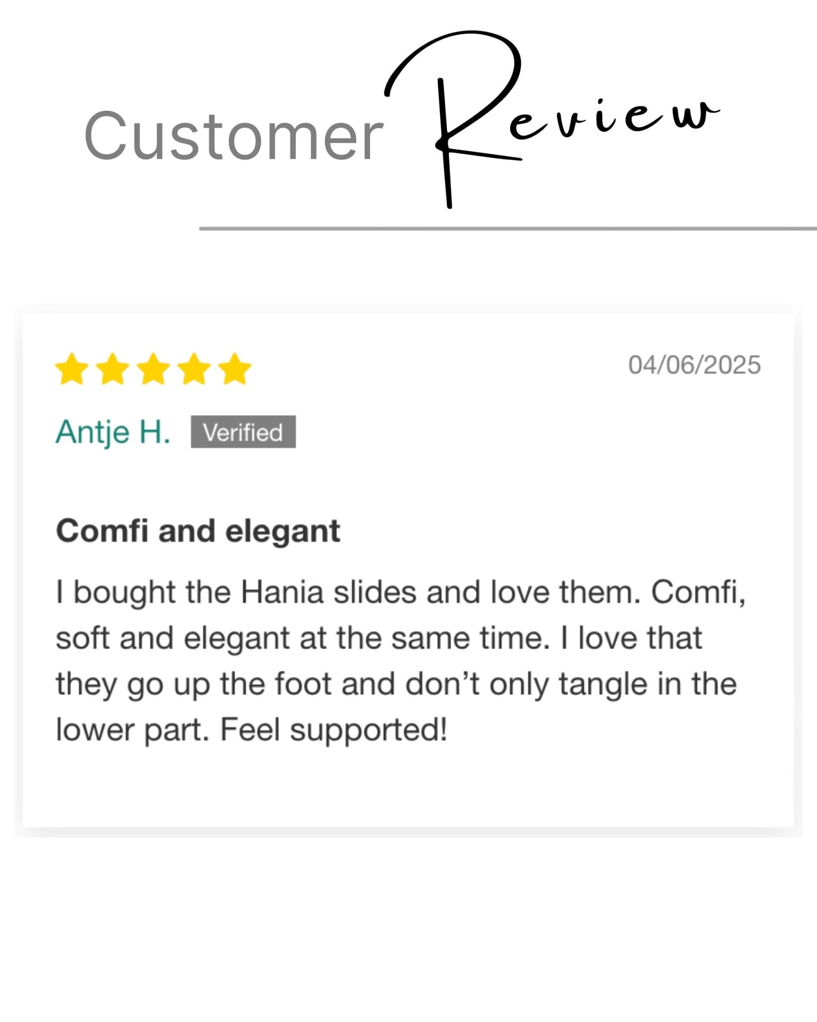 Handcrafted leather slides tan natural Shoeq UAE customer review