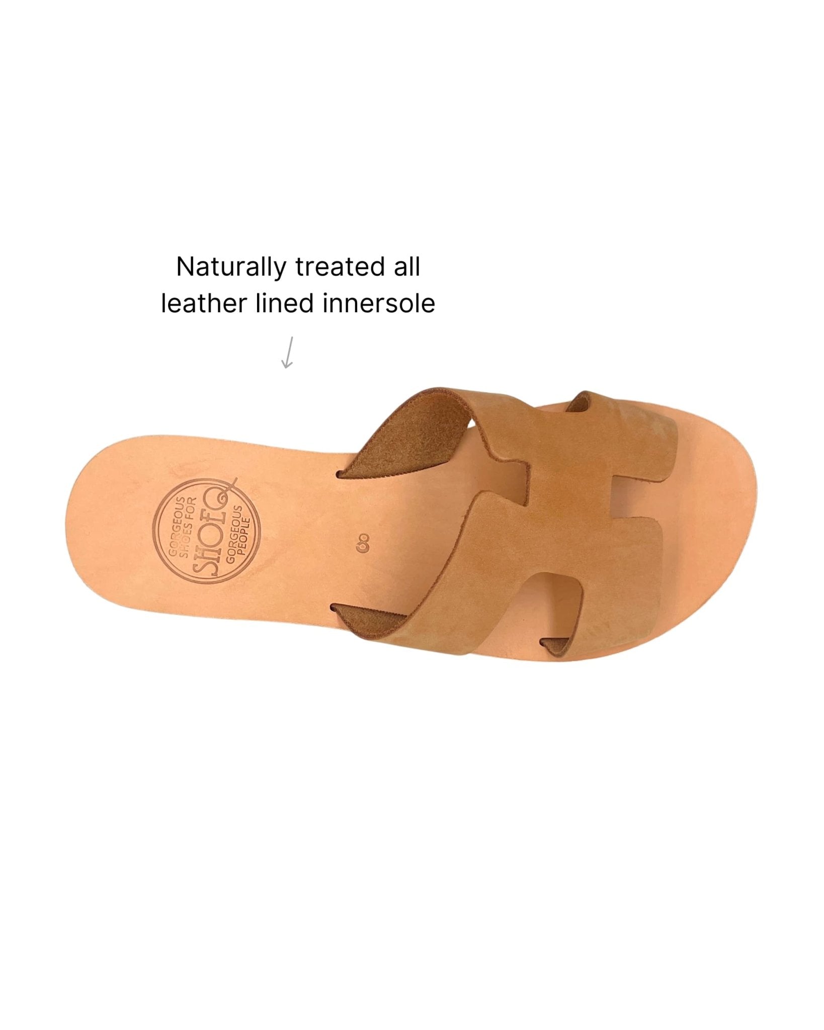 Lightweight toffee slides flexible rubber sole detail