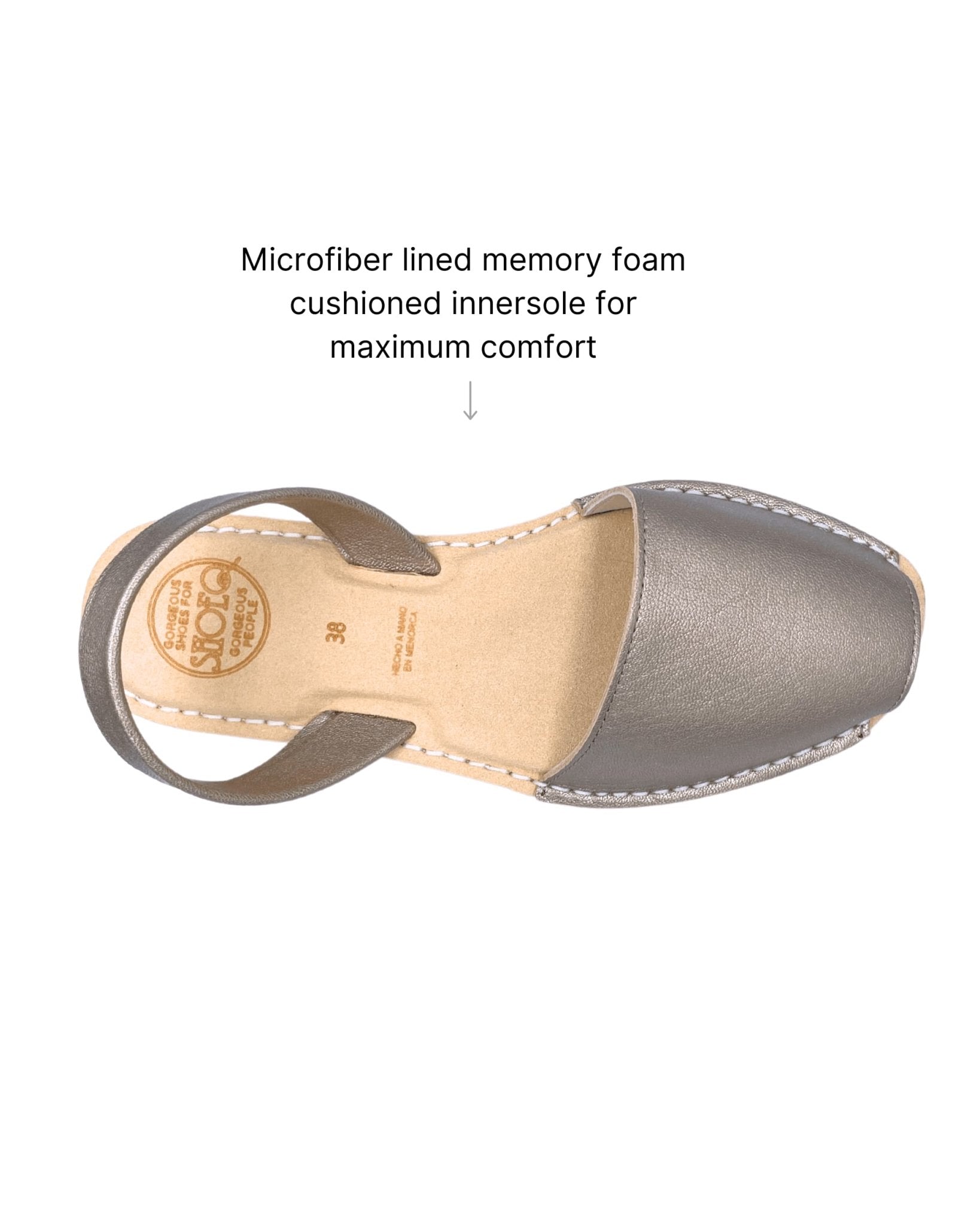 Luxe premium bronze flat shoes Dubai same day delivery