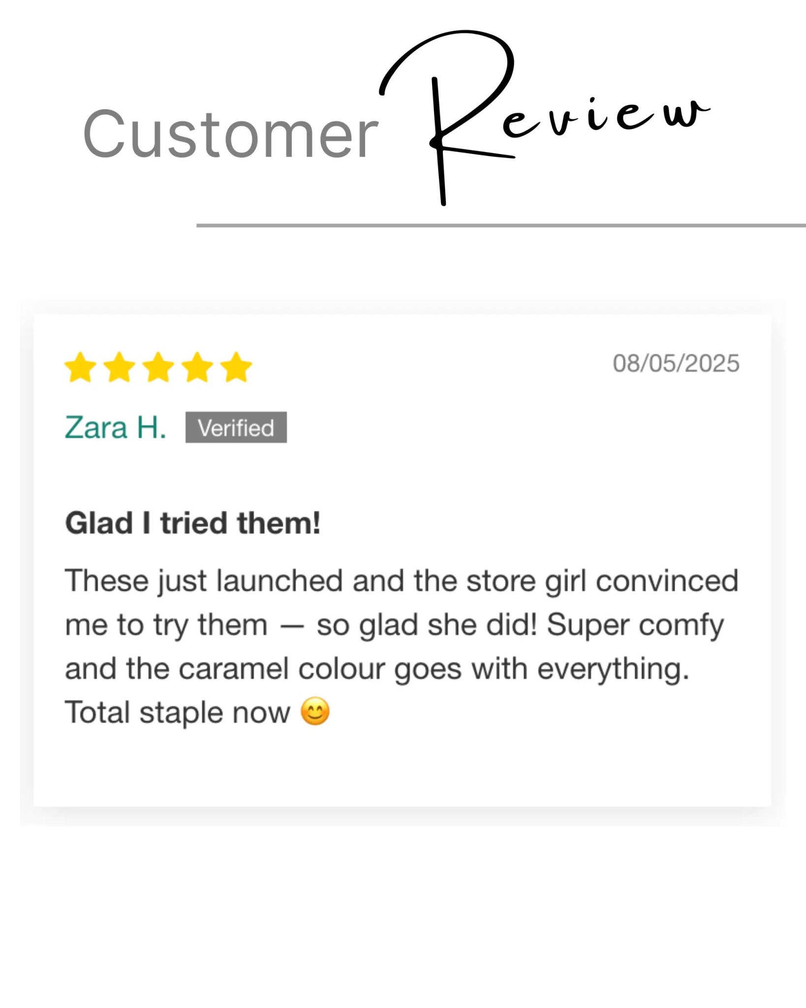 Comfortable caramel flat shoes standing all day Spain