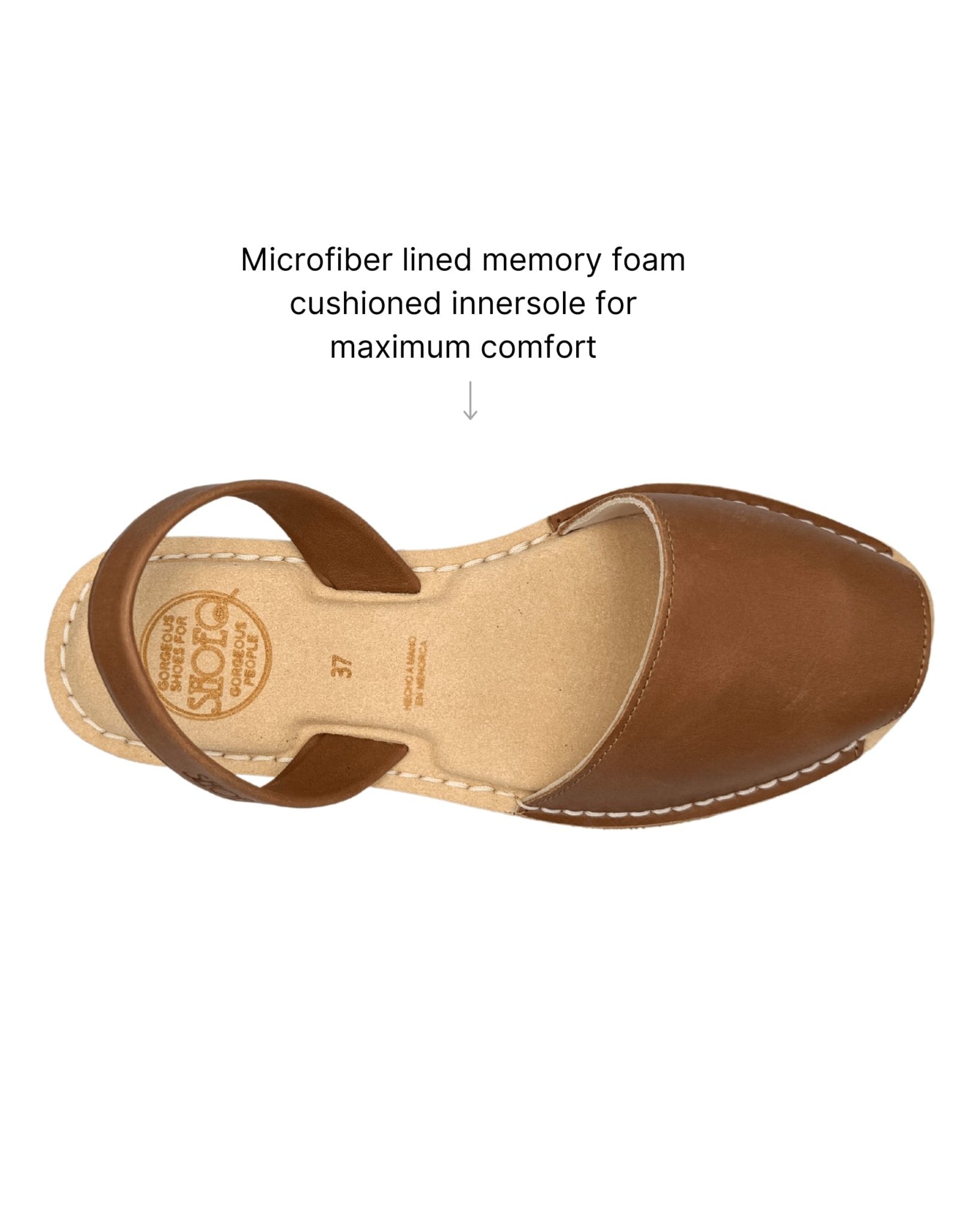 Handcrafted chocolate brown flat shoes teachers Dubai