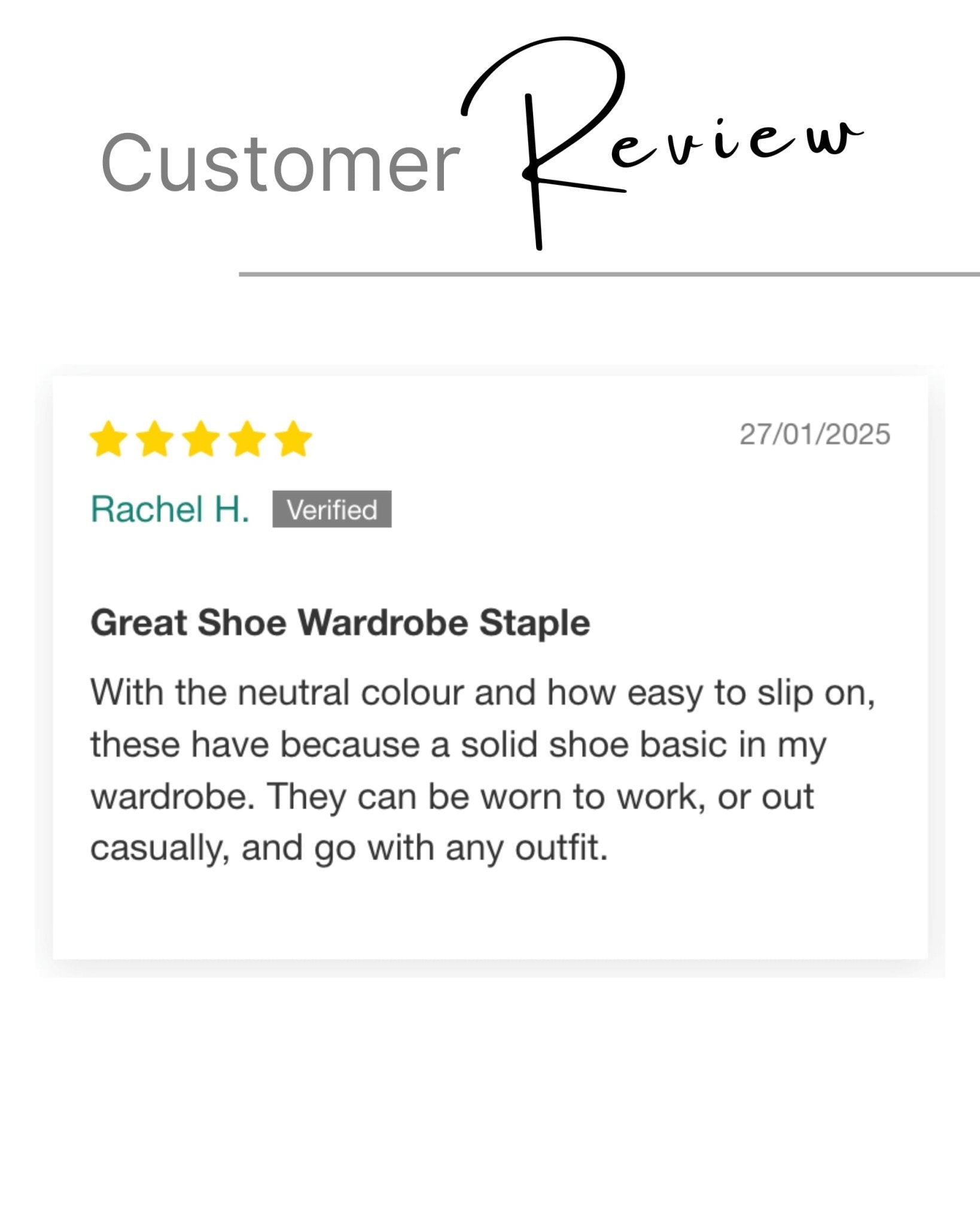 Comfortable latte beige flat shoes standing all day Spain